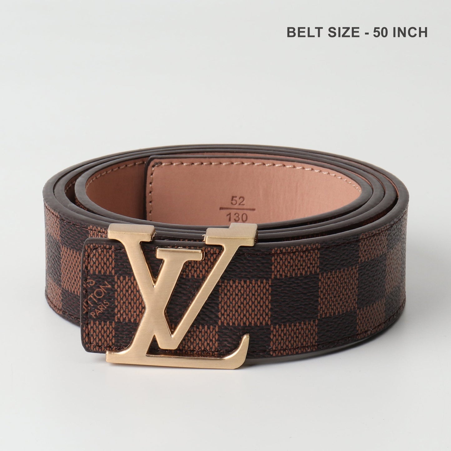 Damier Ebene Belt