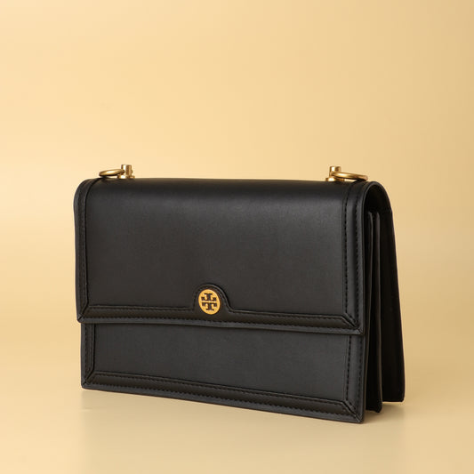 Burch Black Leather Shoulder Bag