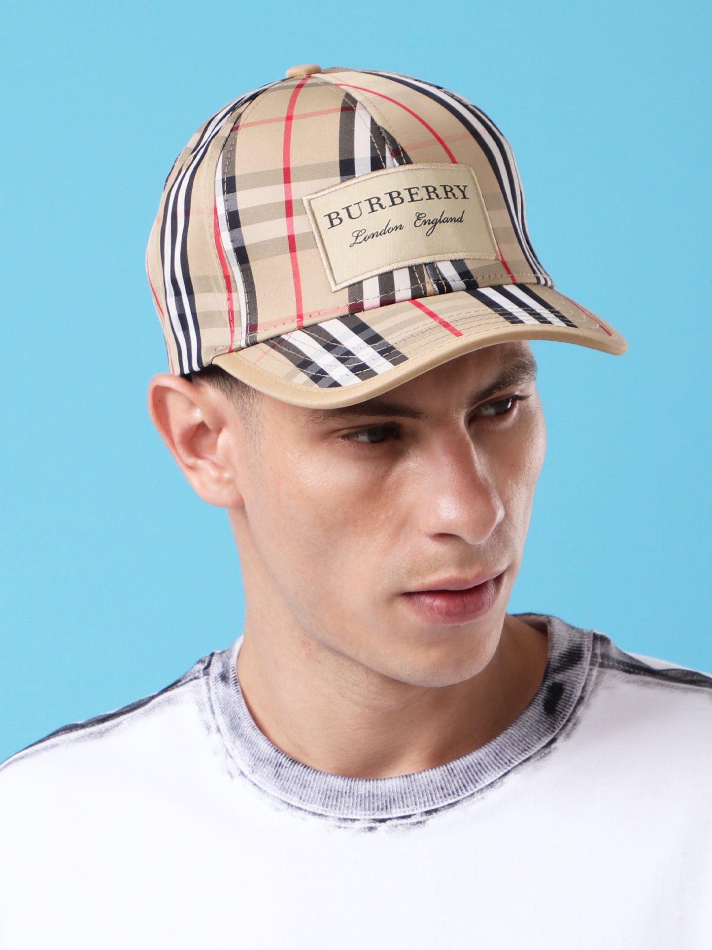 Classic Check Pattern Baseball Cap