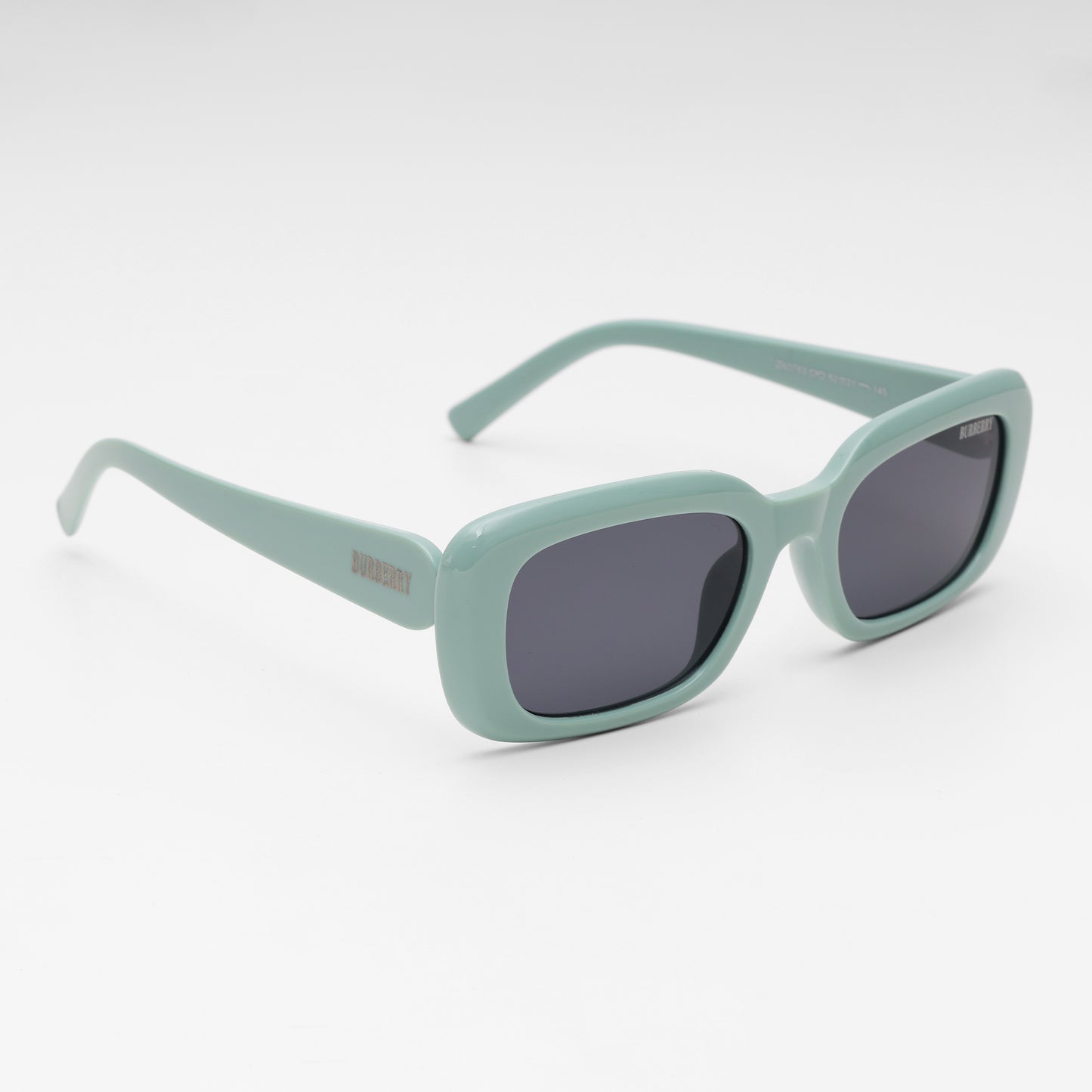 Burberry Mint Charm Rectangular Sunglasses