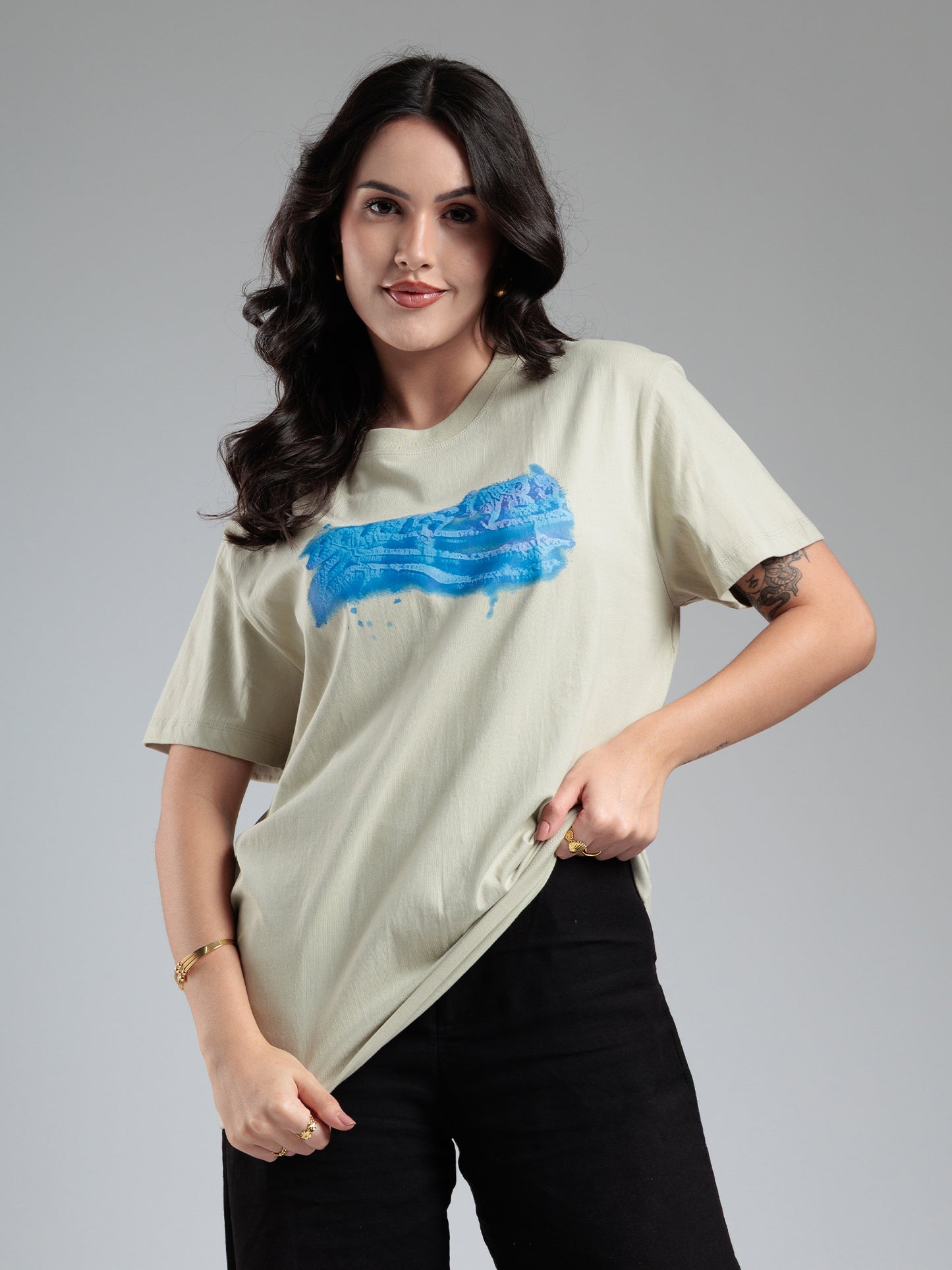 Sandstone Bluewave Graphic T-Shirt