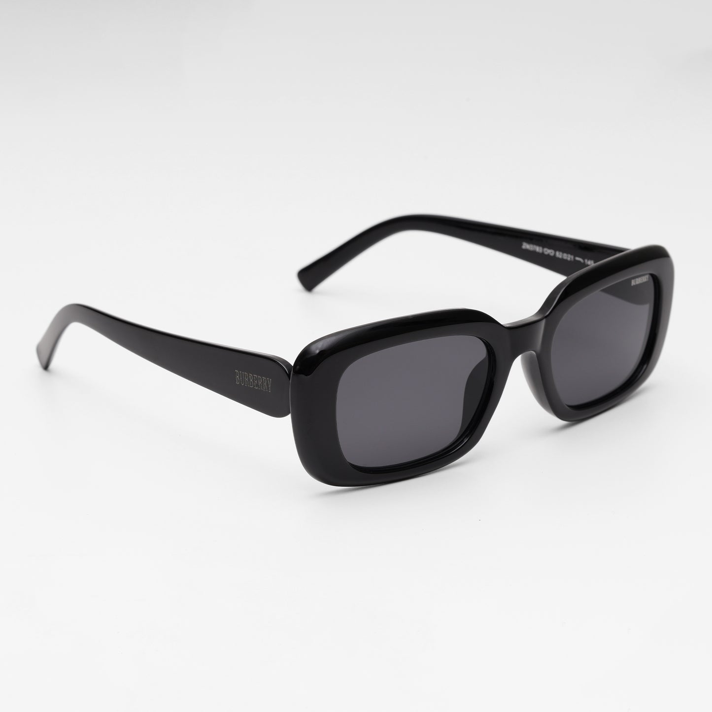 Burberry Noir Classic Rectangular Sunglasses