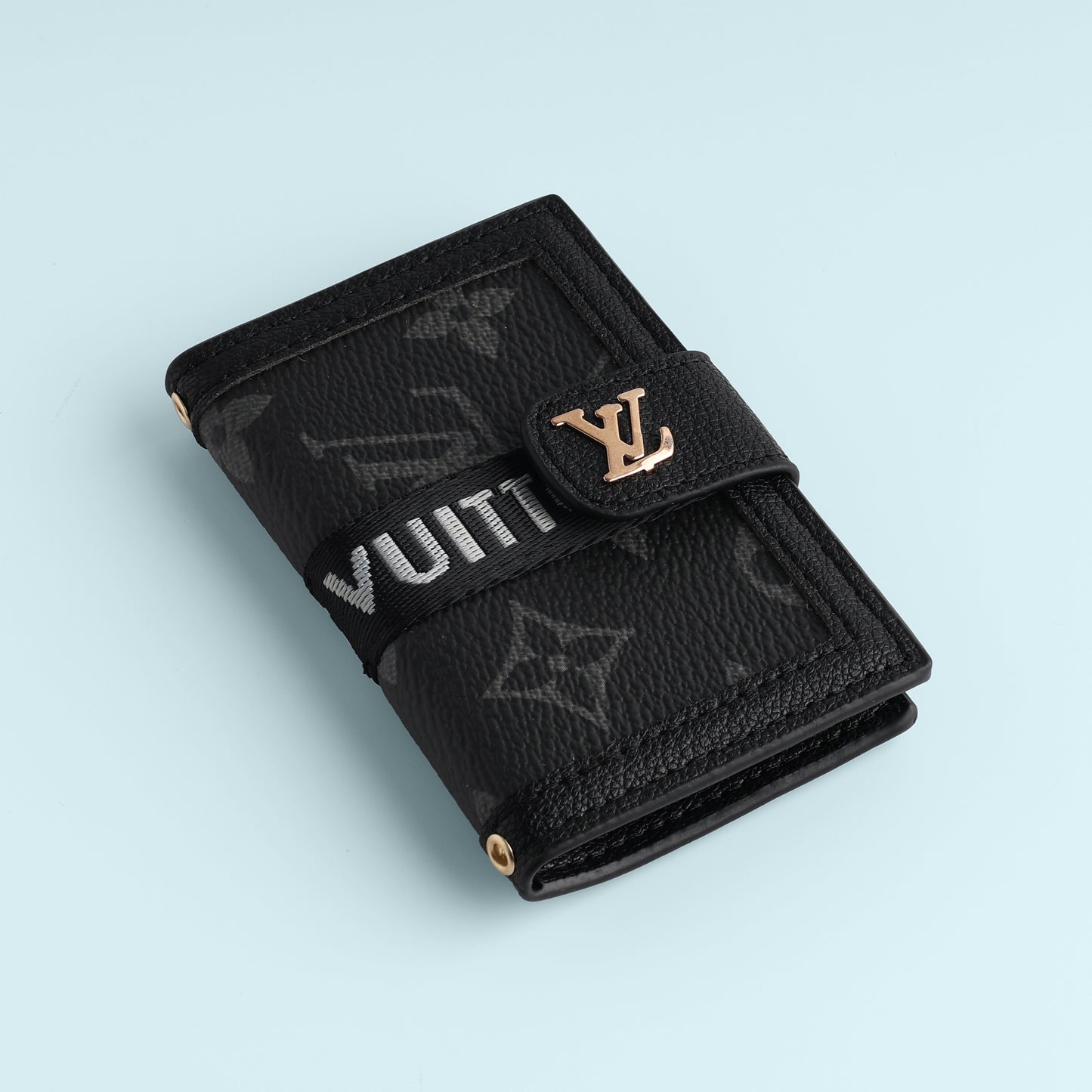 Urban LV-Inspired Strap Wallet