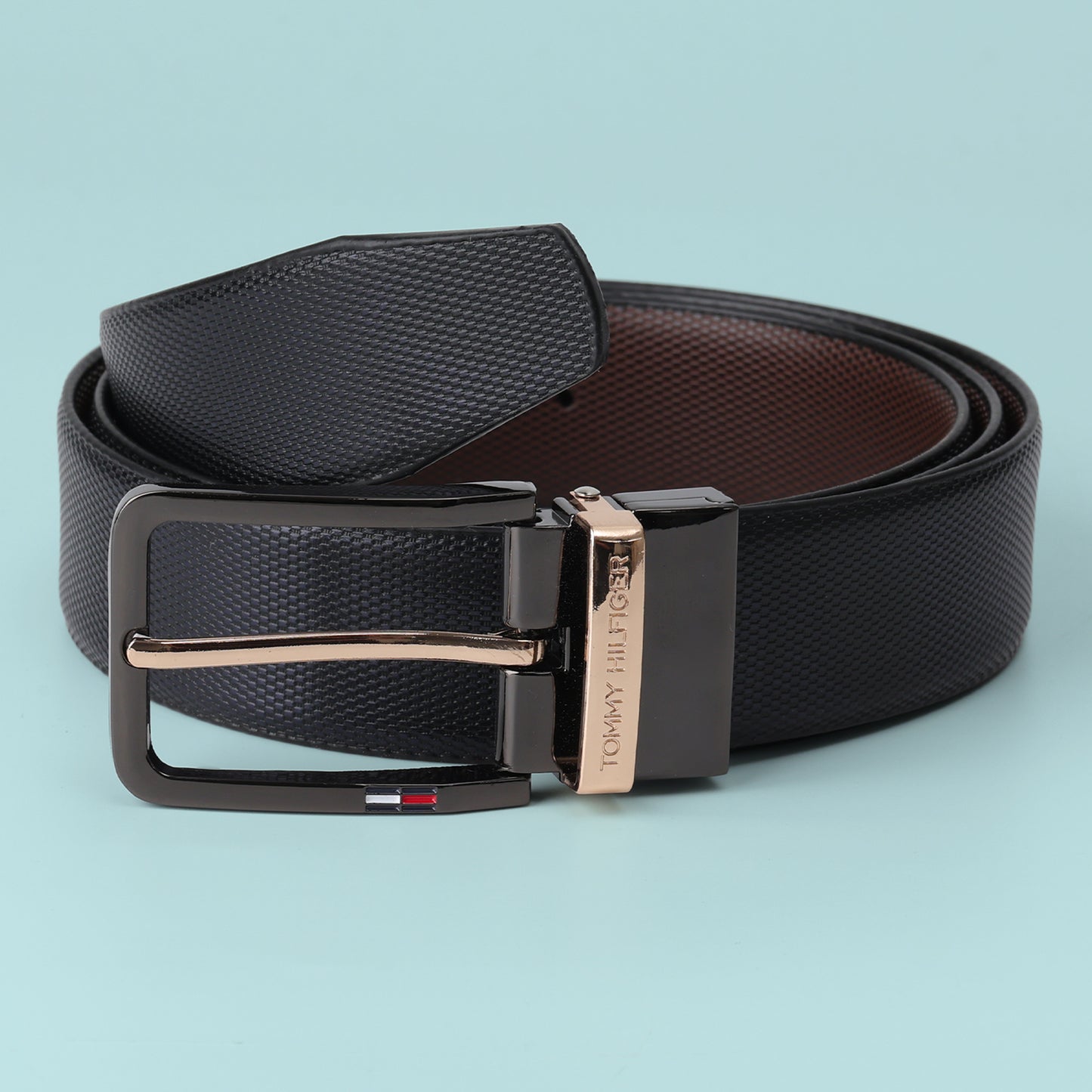 Midnight Weave Two-Tone Belt