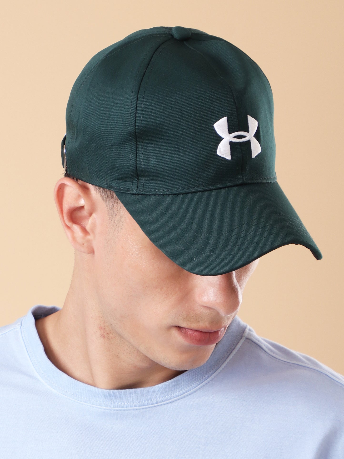 Armour Dark Green Performance Cap – Sporty Comfort with Premium Style