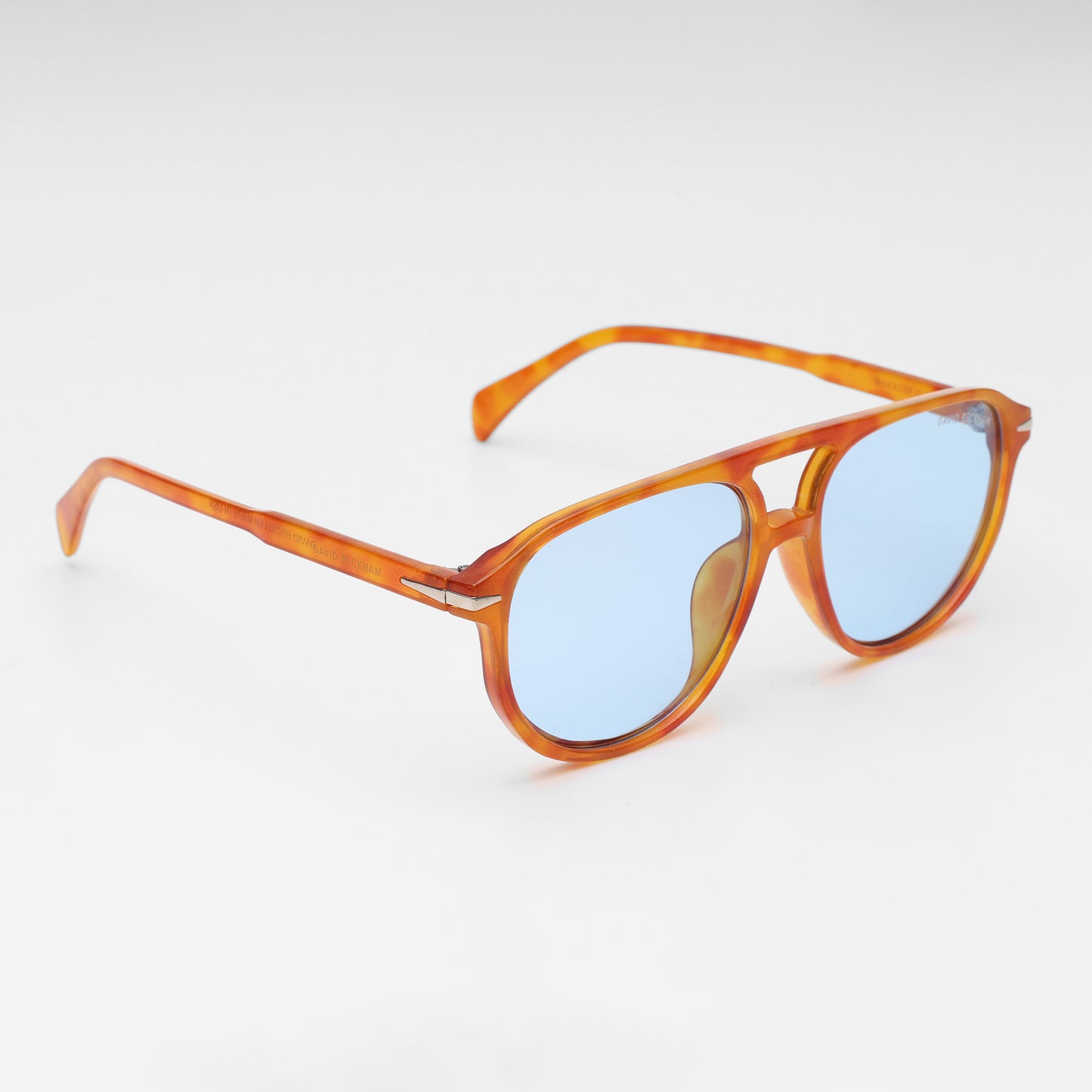 Beckham Amber Blue Aviators