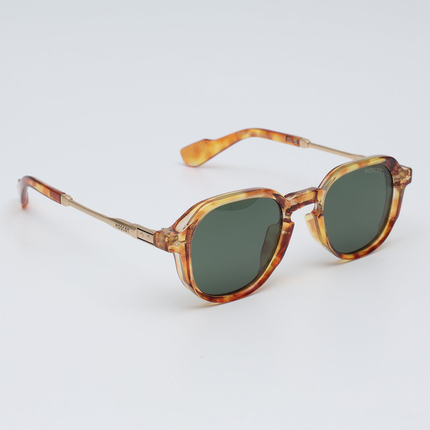 Amber Heritage Round Sunglasses