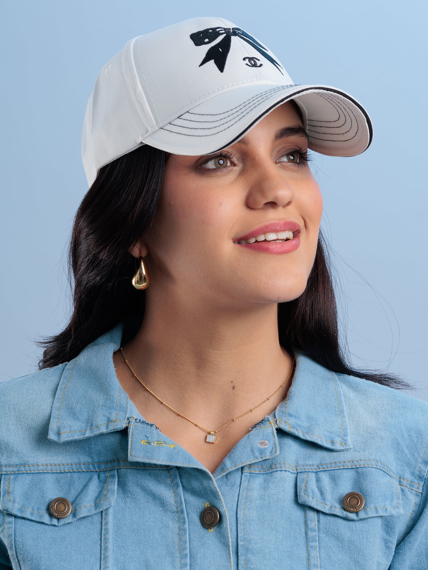 Midnight Bow Luxe Cap