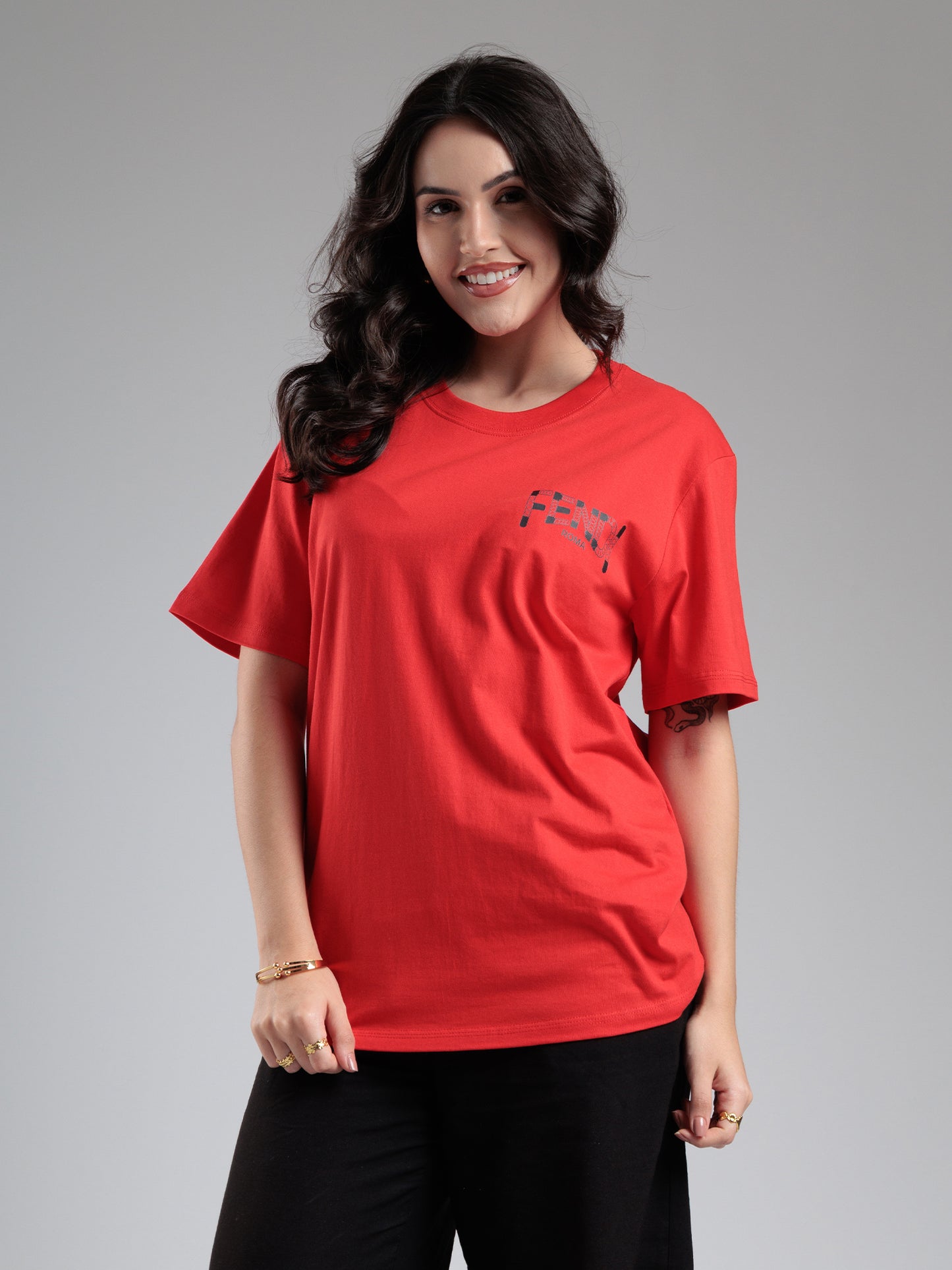Crimson Minimal Logo T-Shirt