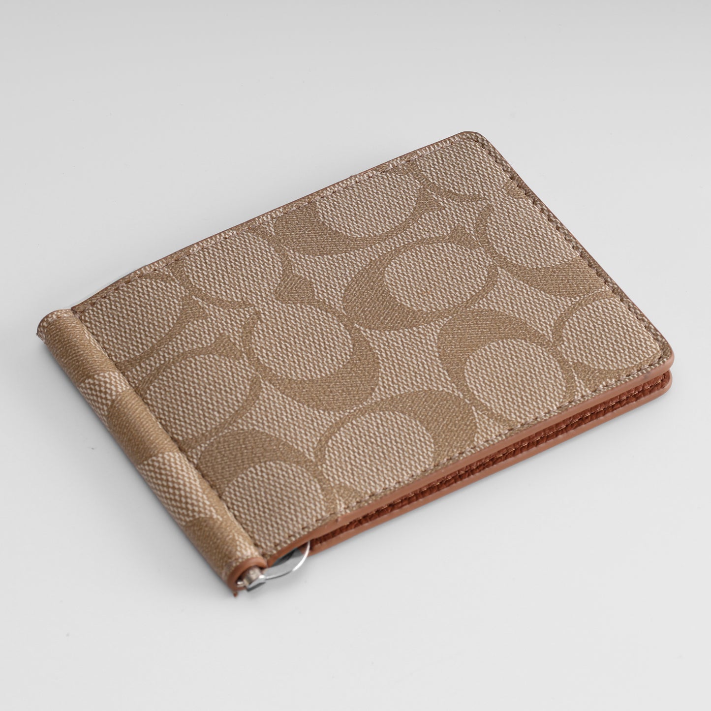 Signature Slim Wallet – Khaki Tan