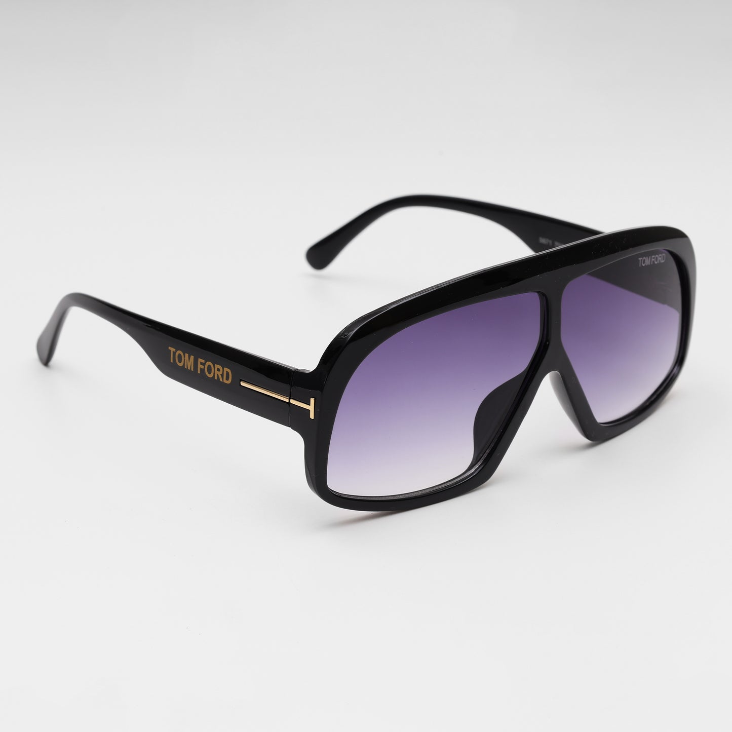 Black Gradient Shield Sunglasses