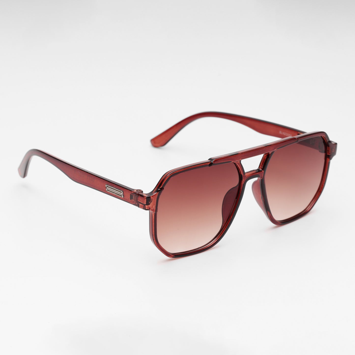 Crimson Fade Aviator Sunglasses