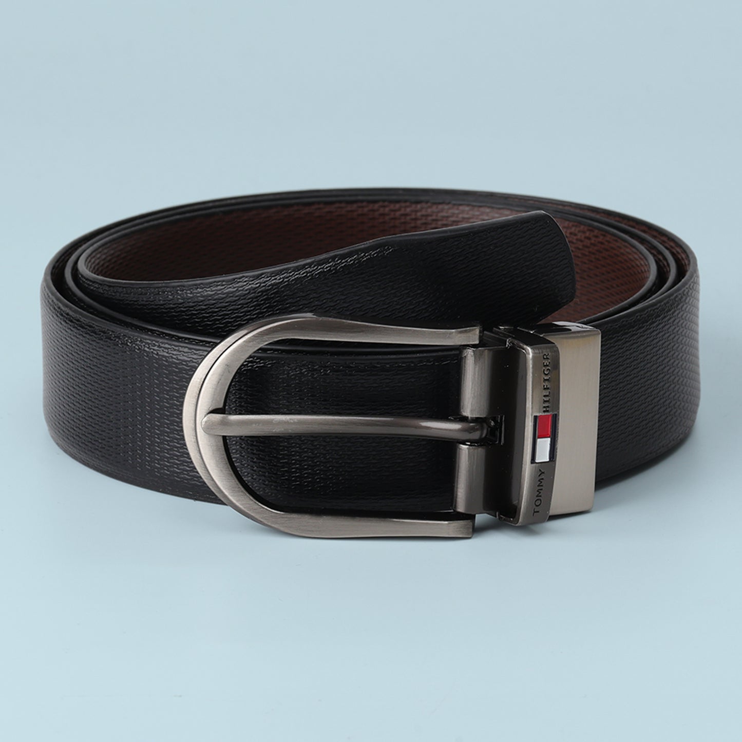Gunmetal Curve Textured Belt