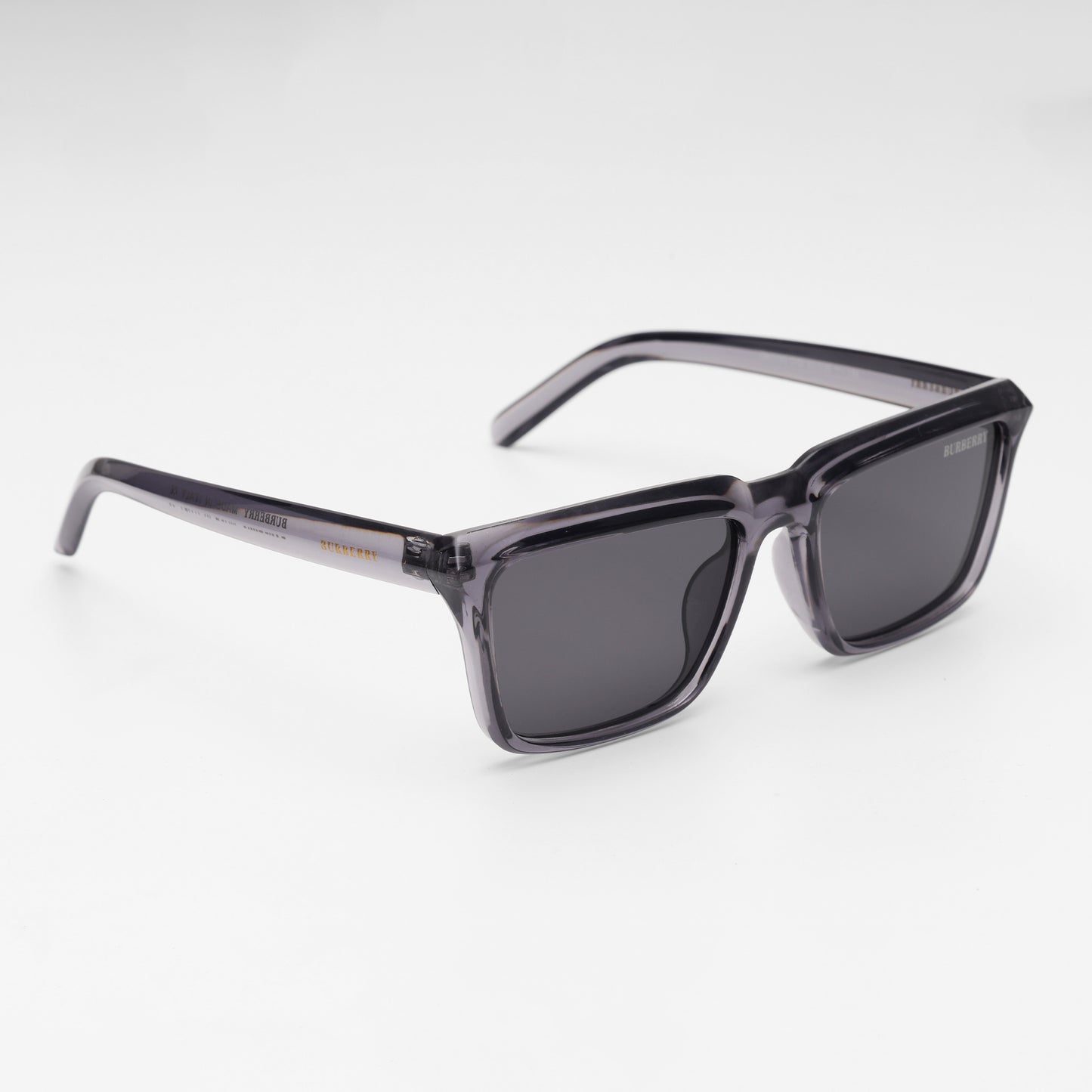 Smoke Grey Rectangular Sunglasses