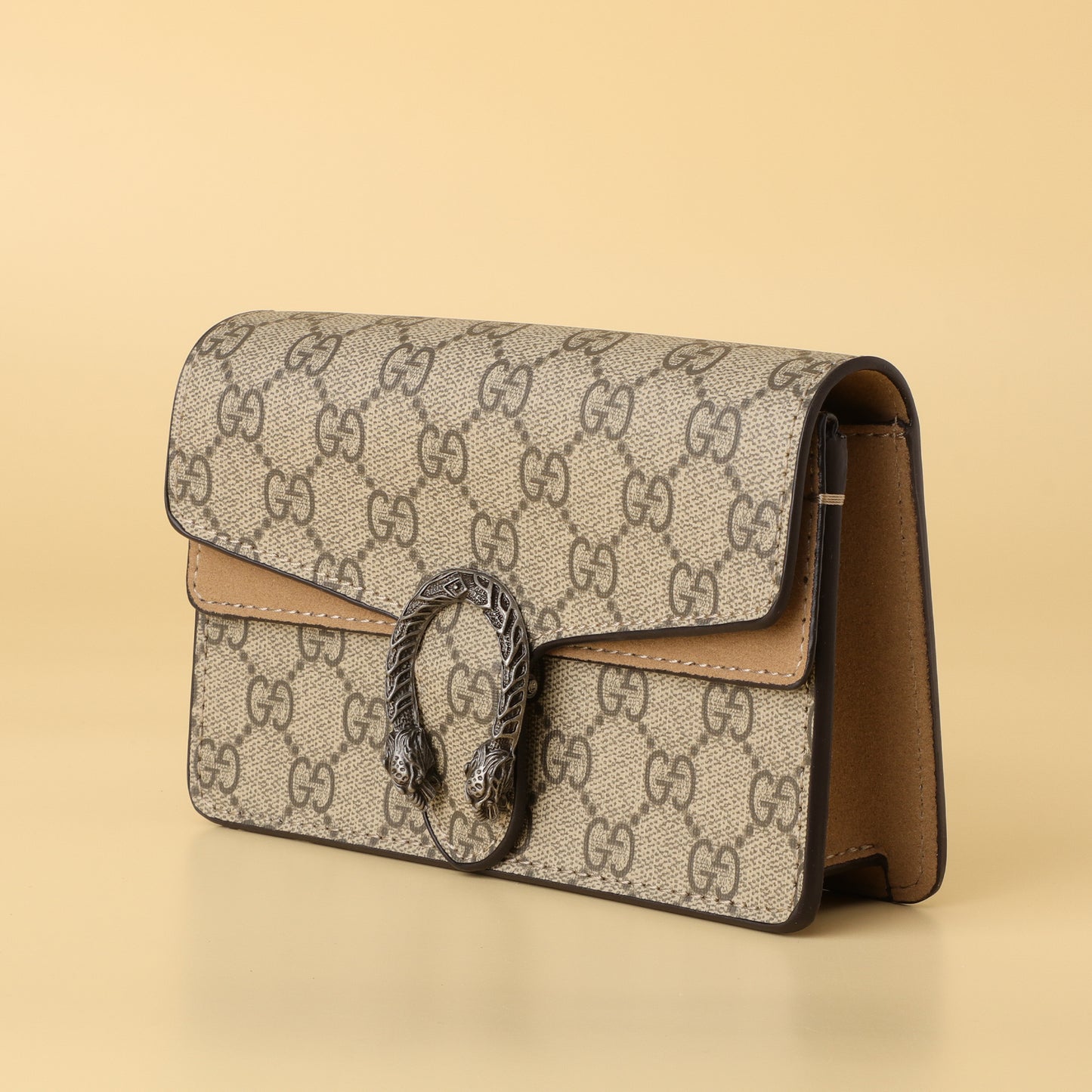 GG Supreme Beige Mini Shoulder Bag