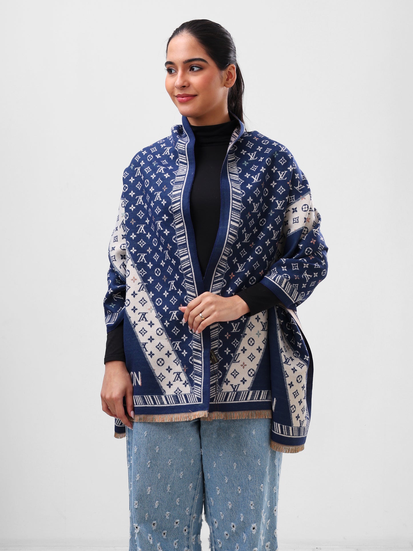 Midnight Voyage Monogram Wrap