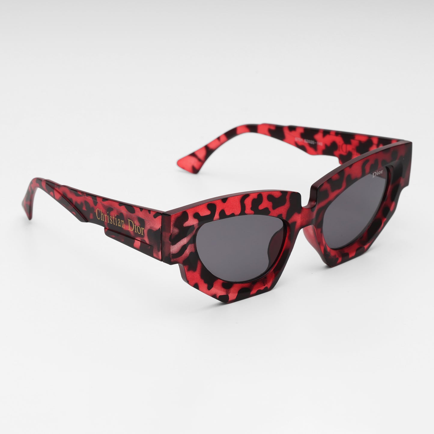 “Red Camo Impact” Cat-Eye Sunglasses