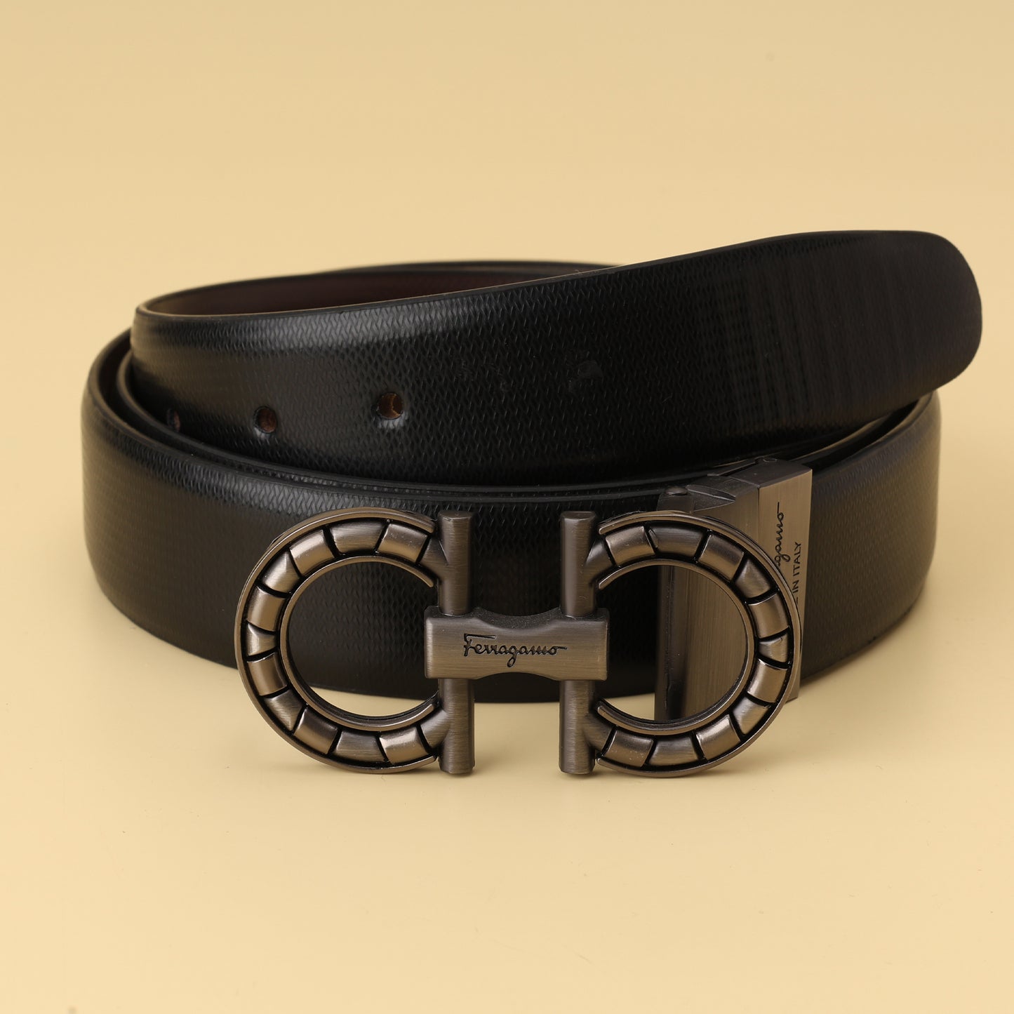 Double-Loop Buckle Belt