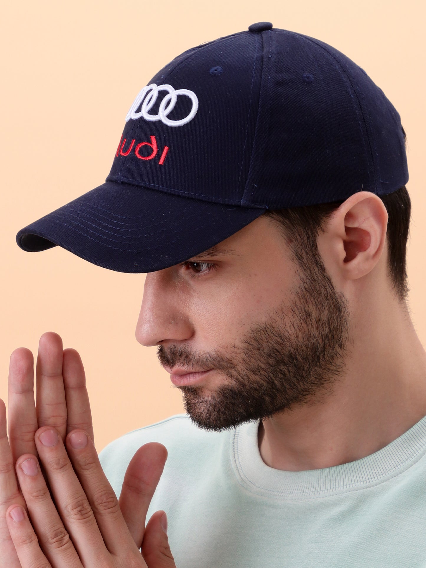Navy Blue Audi Logo Cap