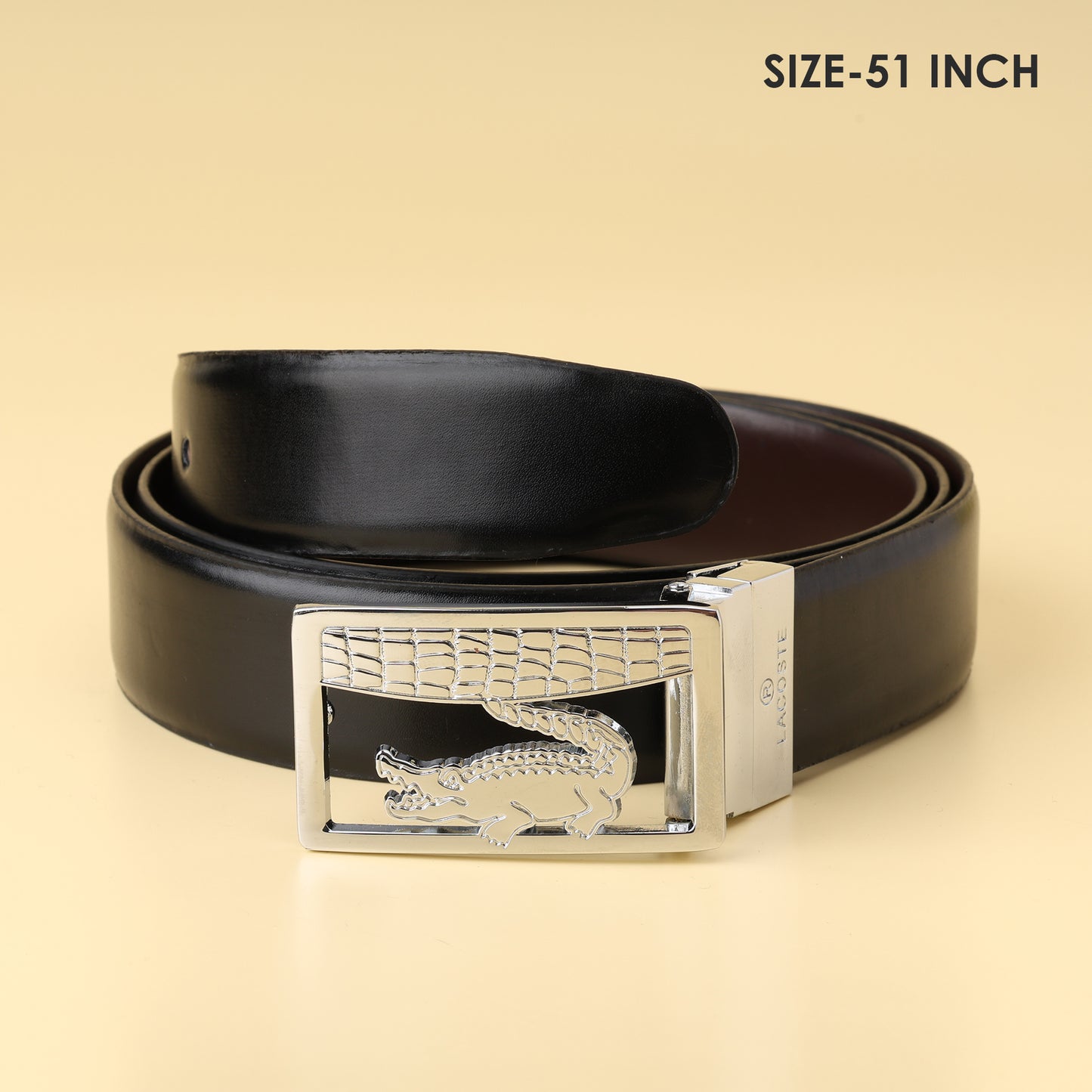 Silver Gator Statement Belt