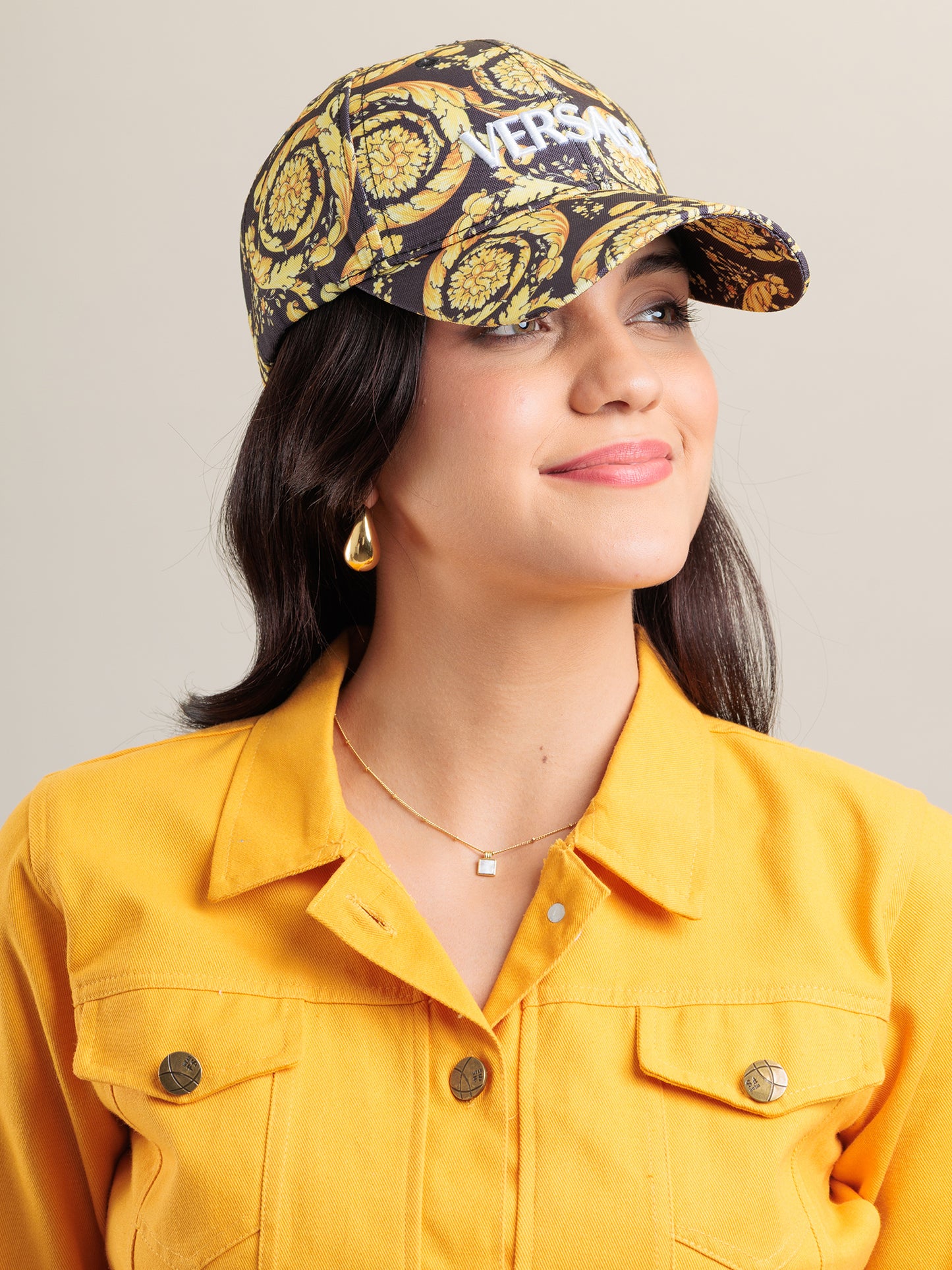Baroque Luxe Statement Cap