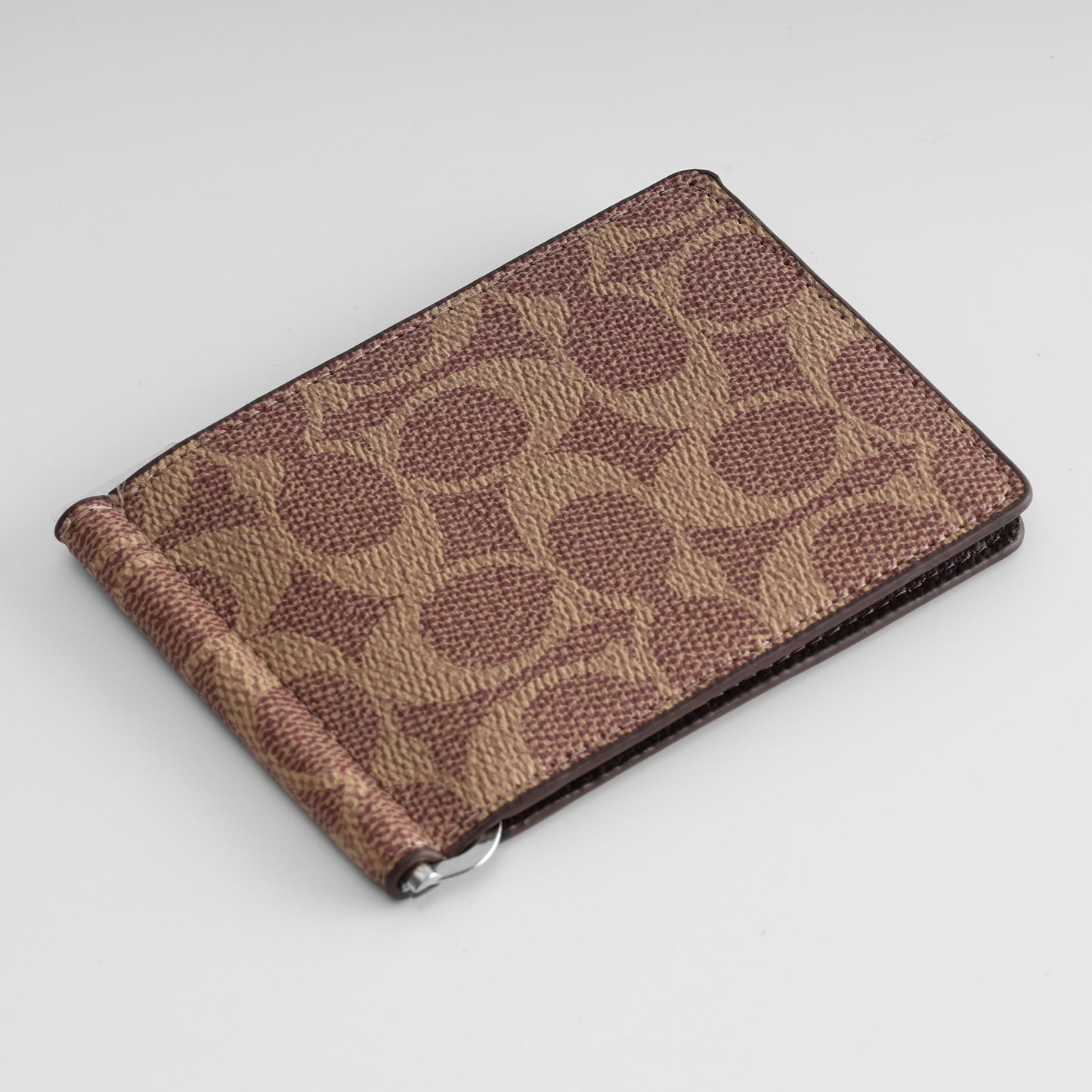 Signature Canvas  Brown Bifold Wallet