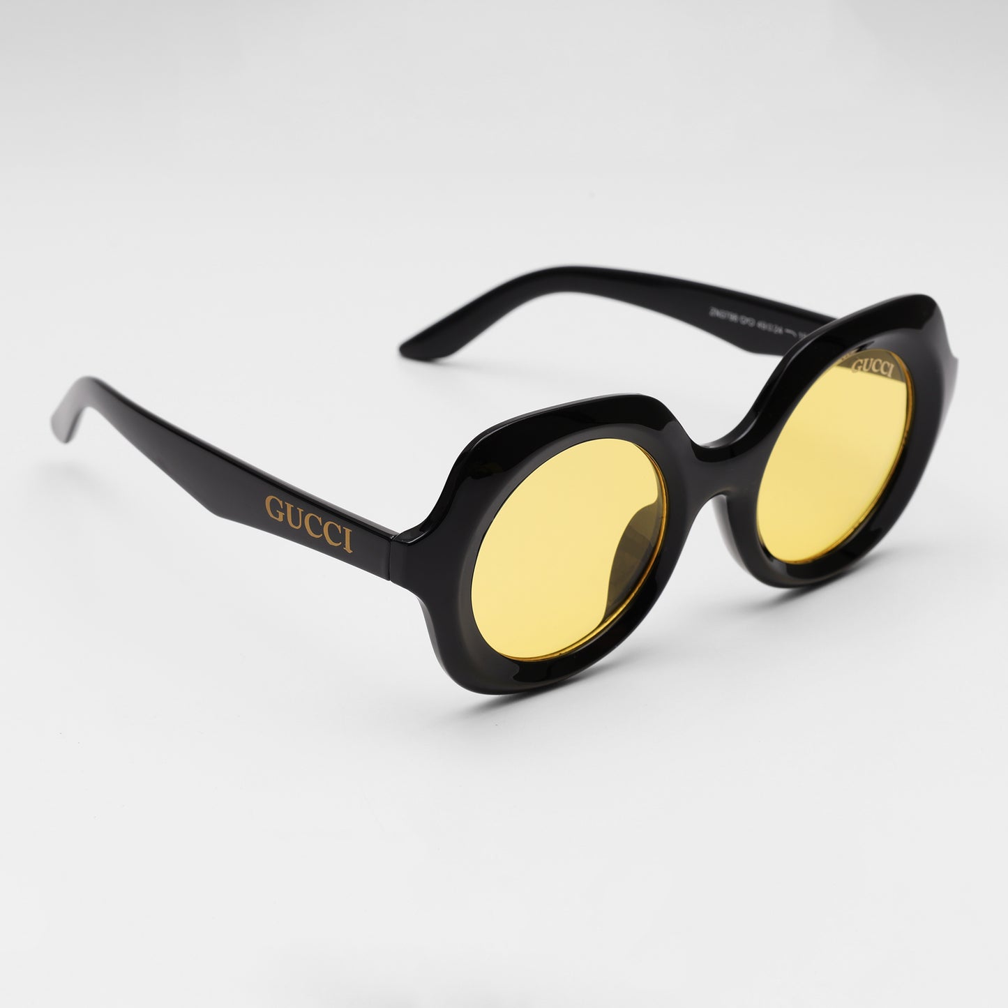 Signature Round Sunglasses in Smoky Crystal