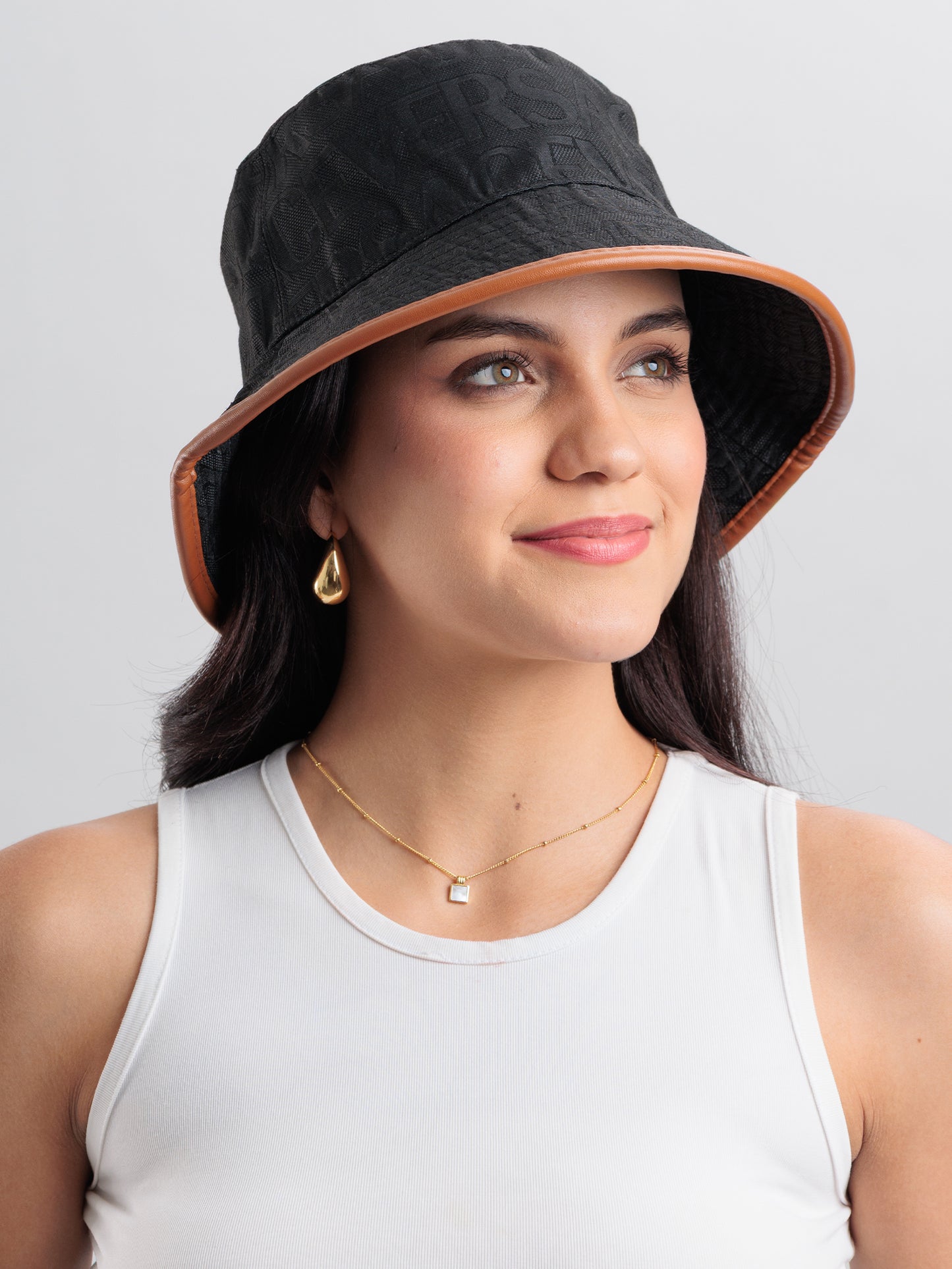 Midnight Monogram Bucket Hat