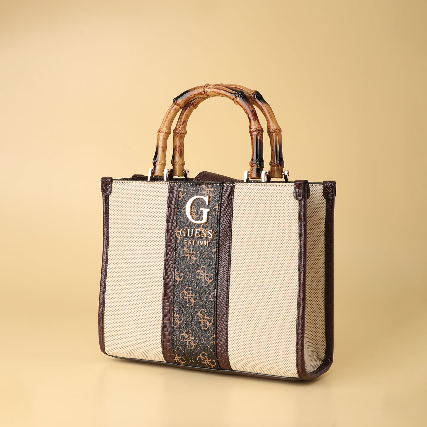 Bamboo Handle Tote