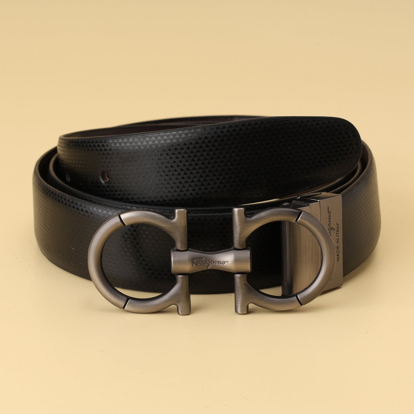 Double-Loop Buckle Belt