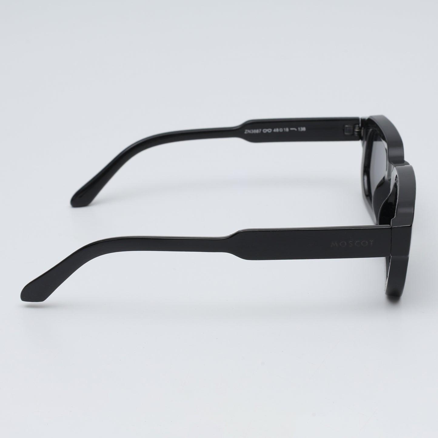 Midnight Sculpted Square Sunglasses