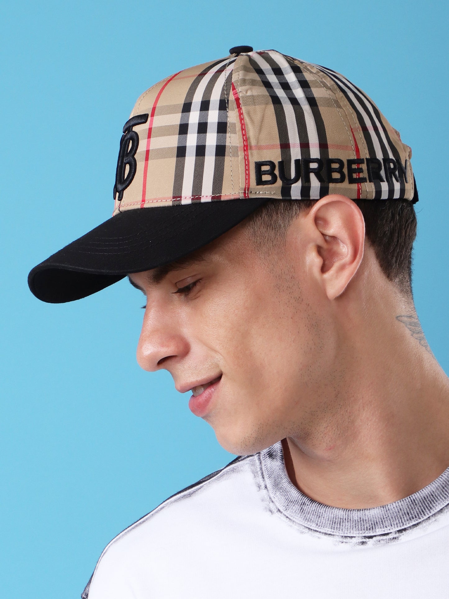 Vintage Check TB Logo Cap – Modern Heritage Edition”