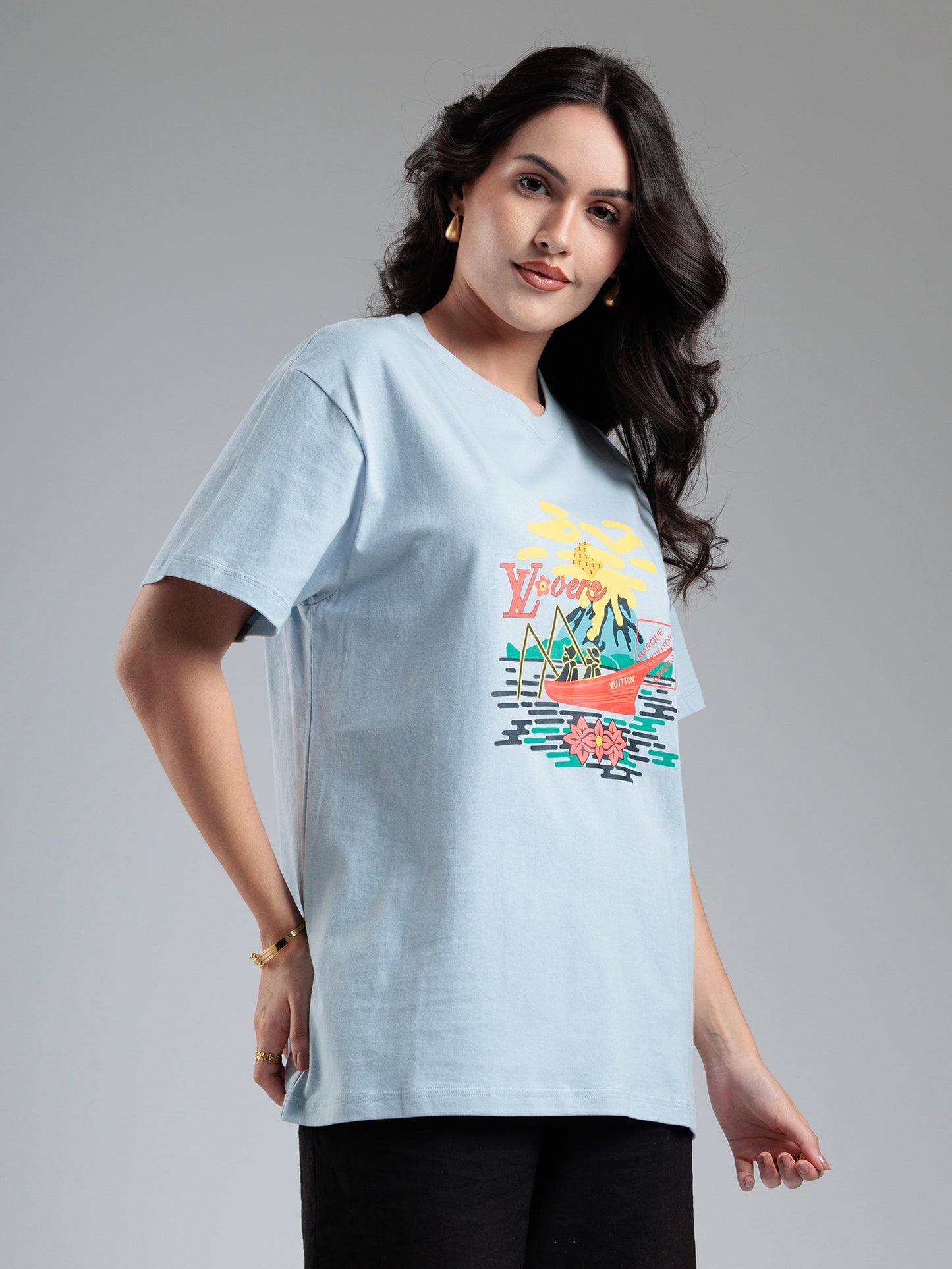 Skyline Voyage Graphic T-Shirt