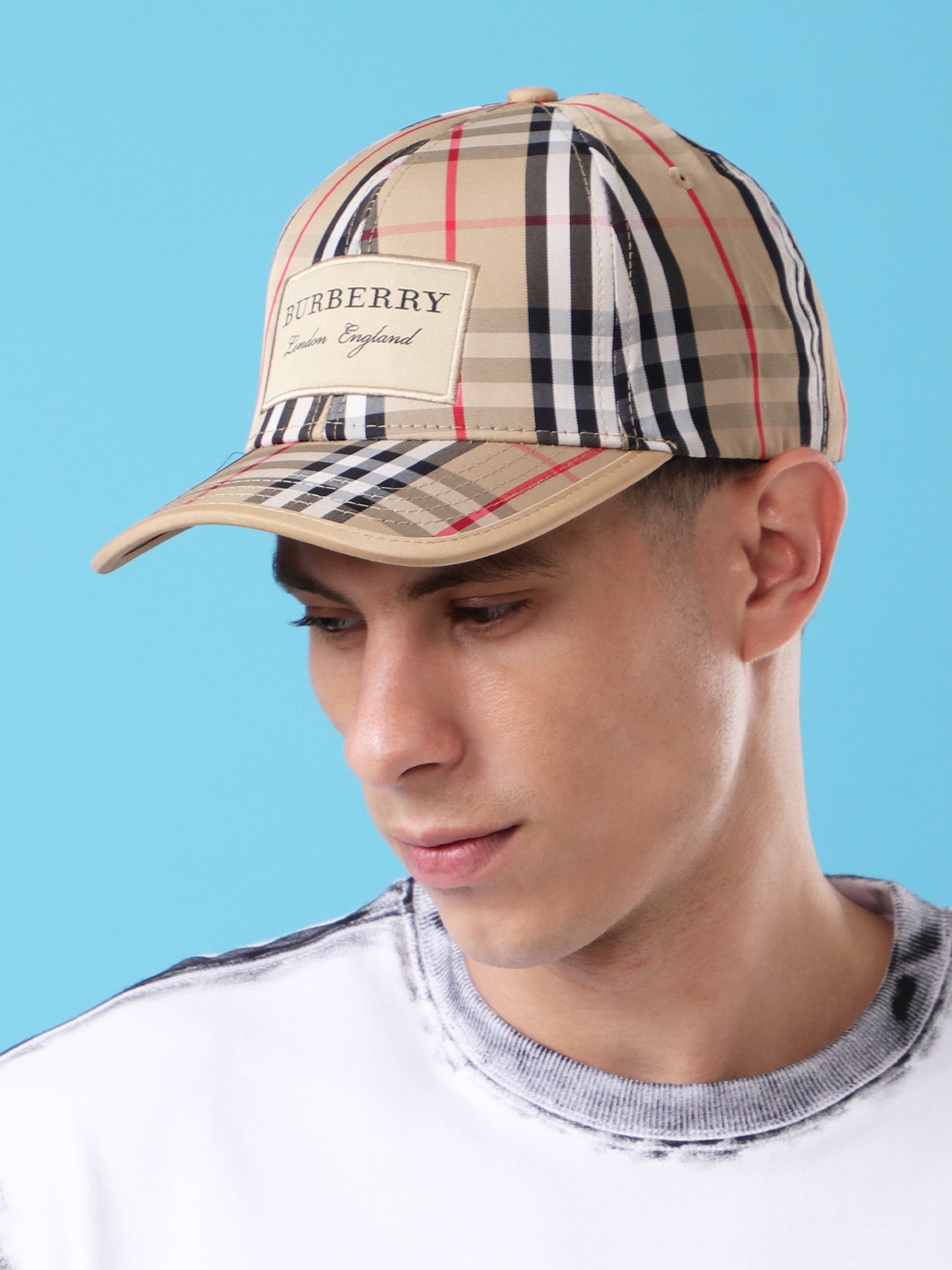 Classic Check Pattern Baseball Cap