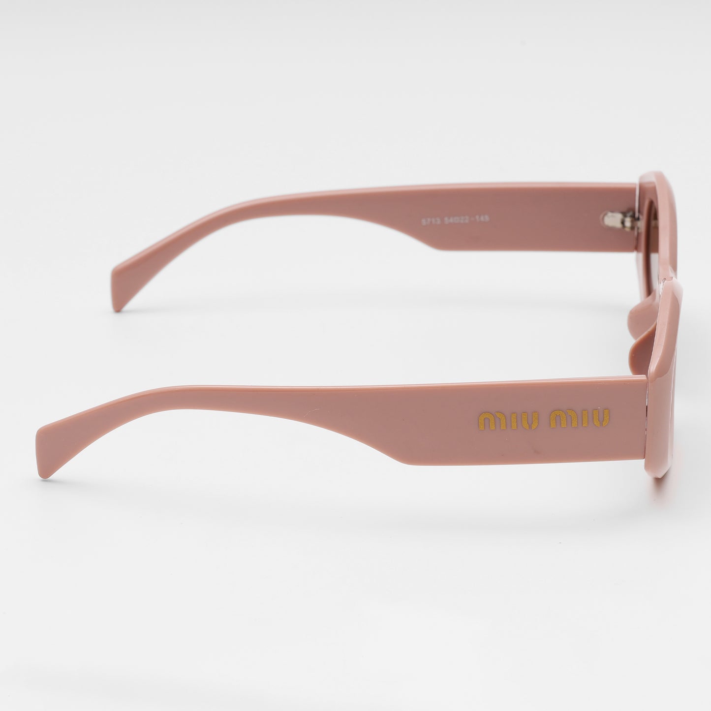 Powder Blush Oval Sunglasses