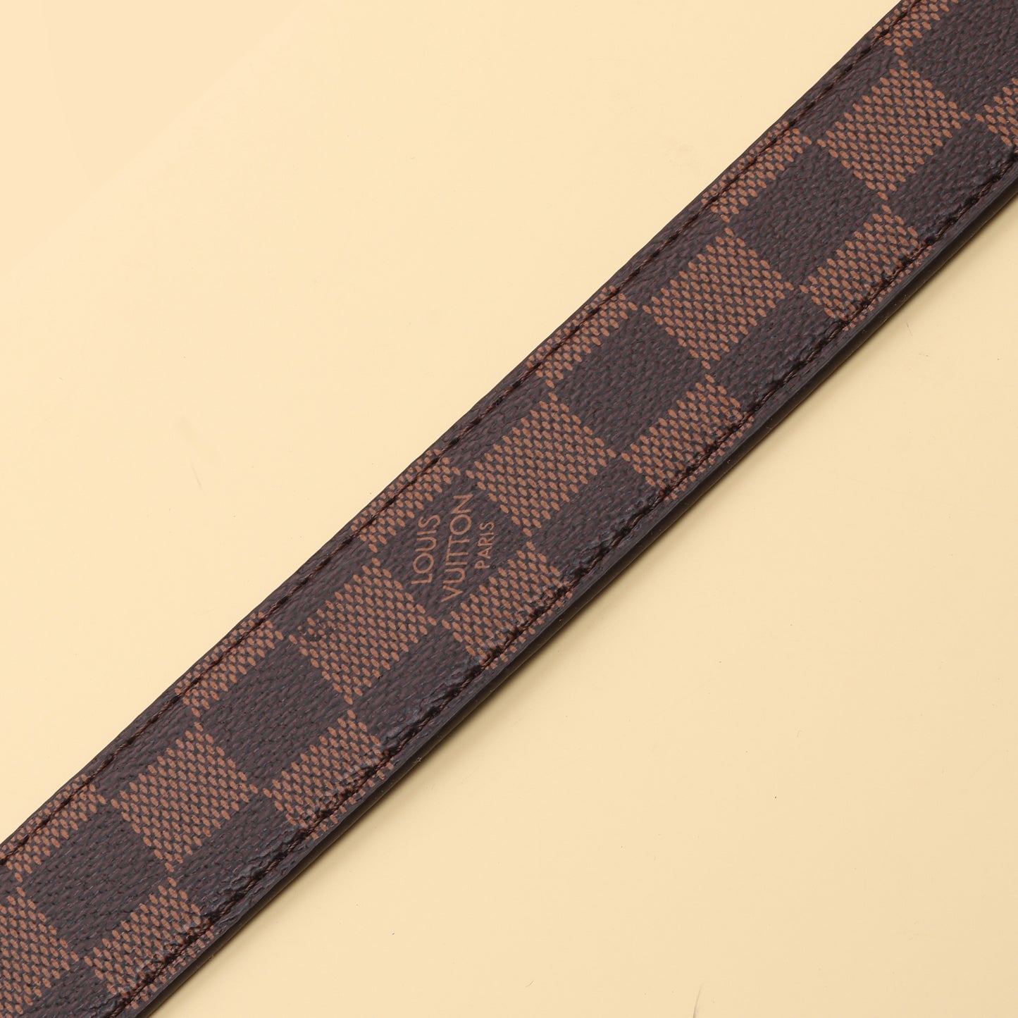 Vuitton Damier Gold Buckle Belt