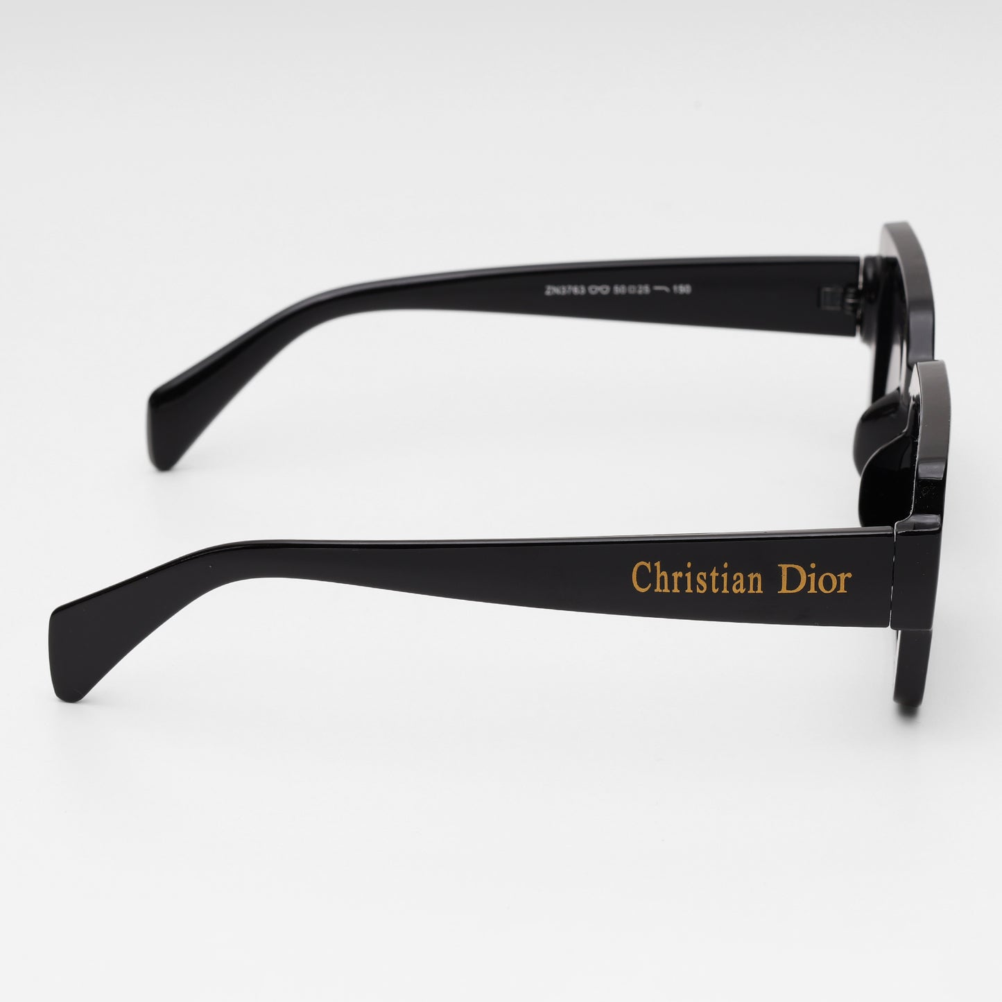 Square Statement” Black Acetate Sunglasses