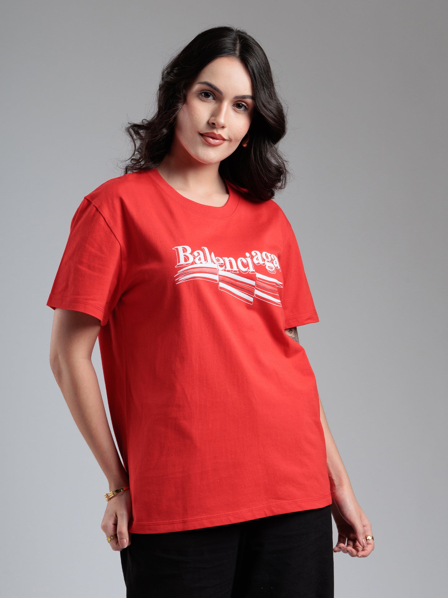 Crimson Statement Graphic T-Shirt