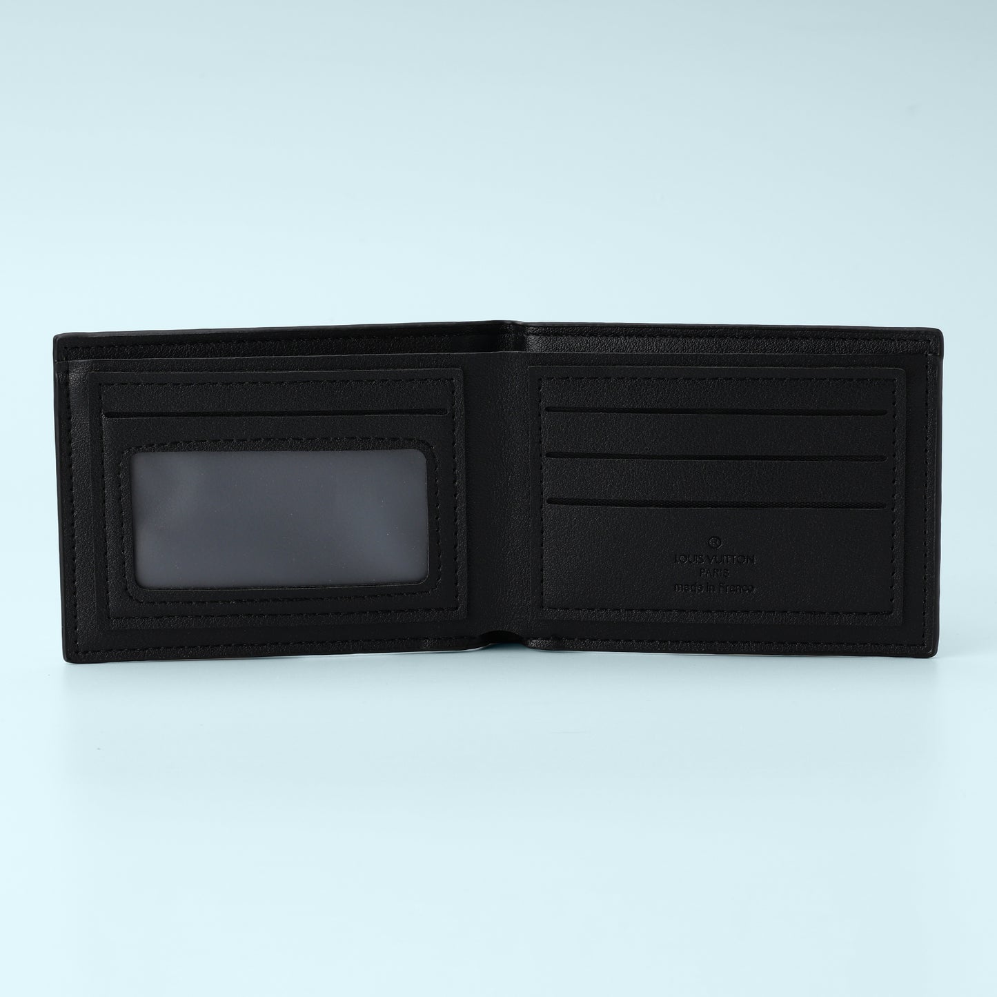 Noir Monogram Bifold Wallet