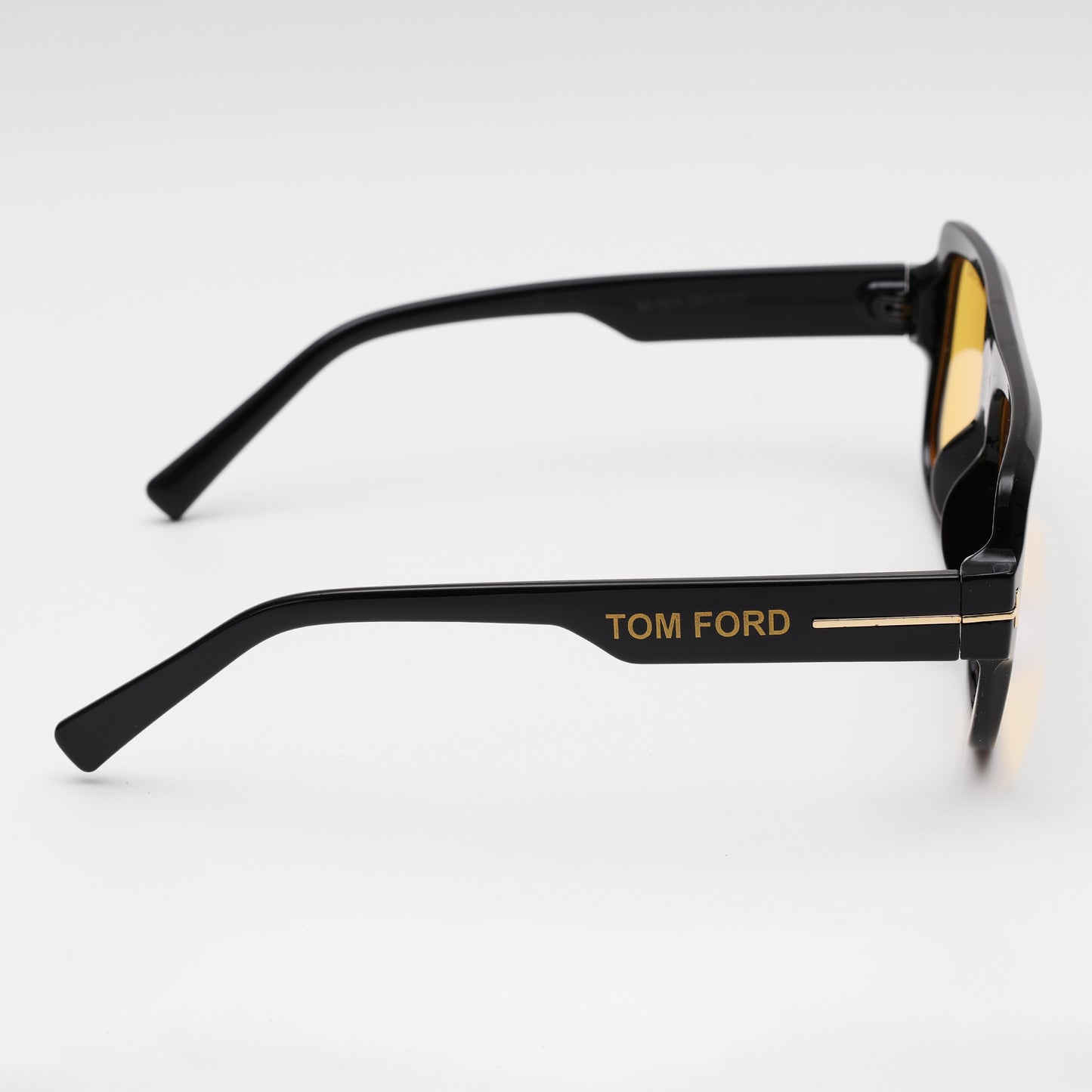 Black Frame Amber Lens Sunglasses