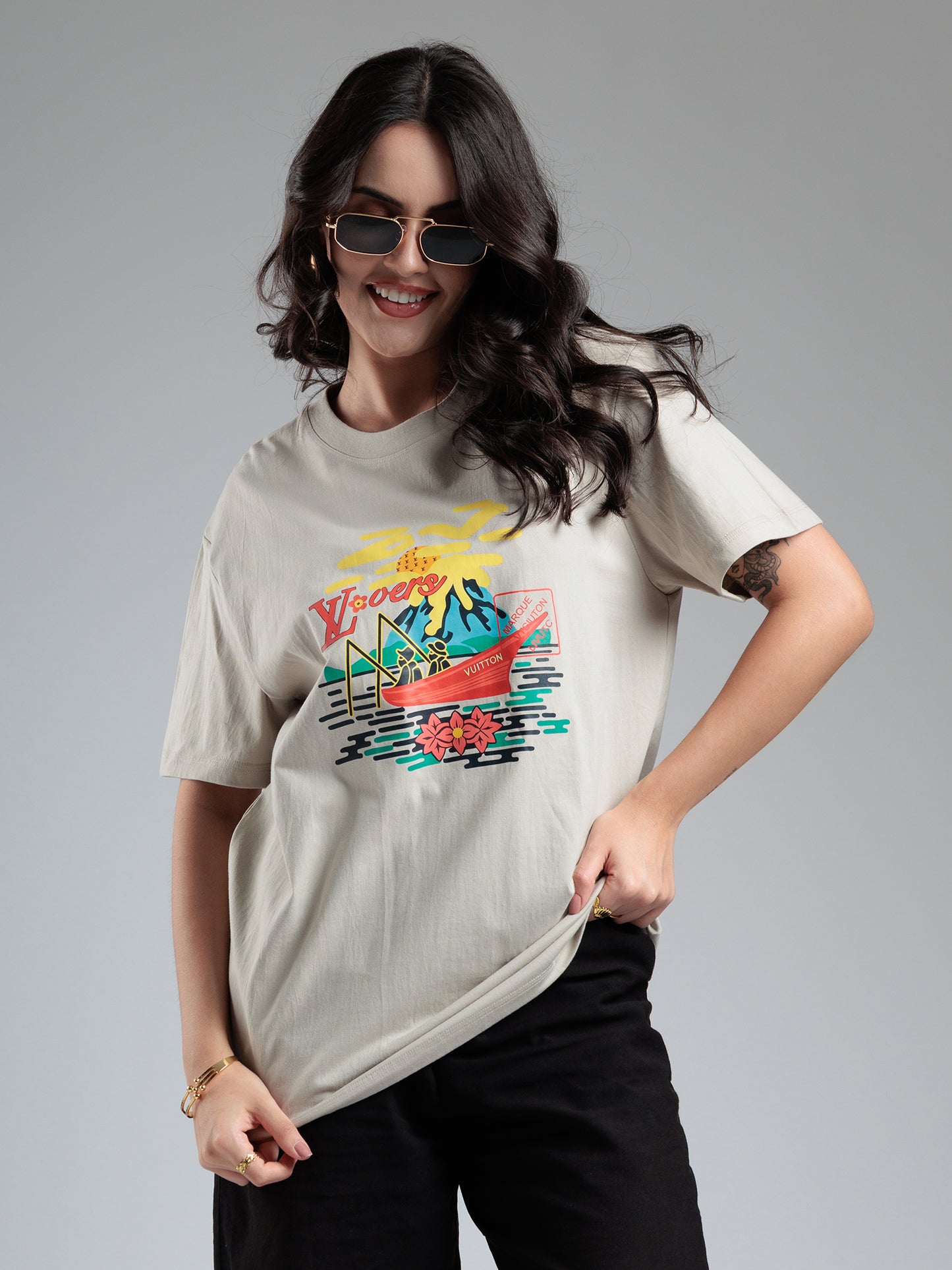 Sandstone Voyage Graphic T-Shirt