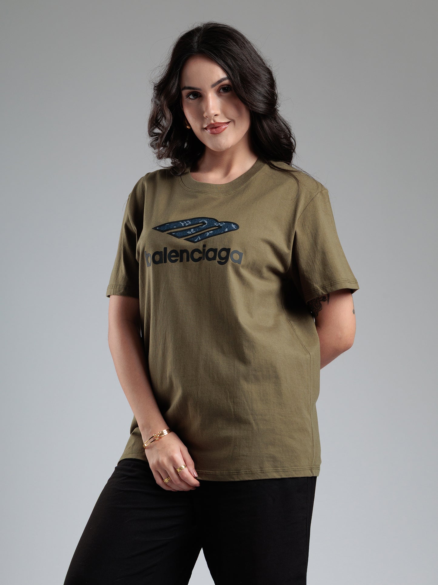 Olive Velocity Graphic T-Shirt