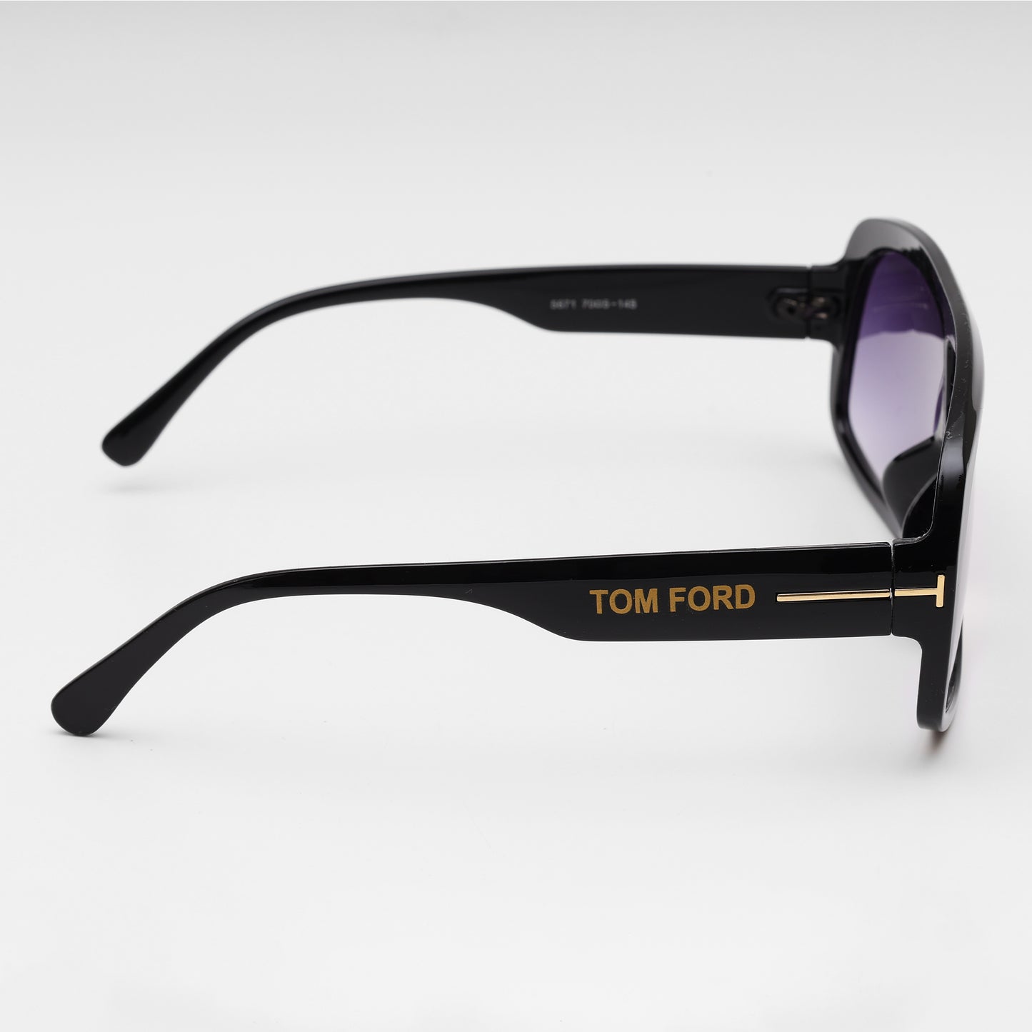 Black Gradient Shield Sunglasses
