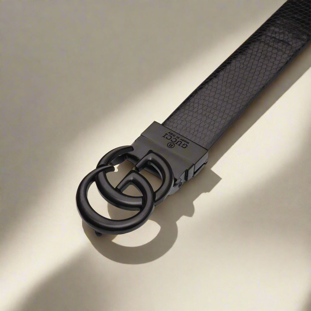 Double G Midnight Matte Belt