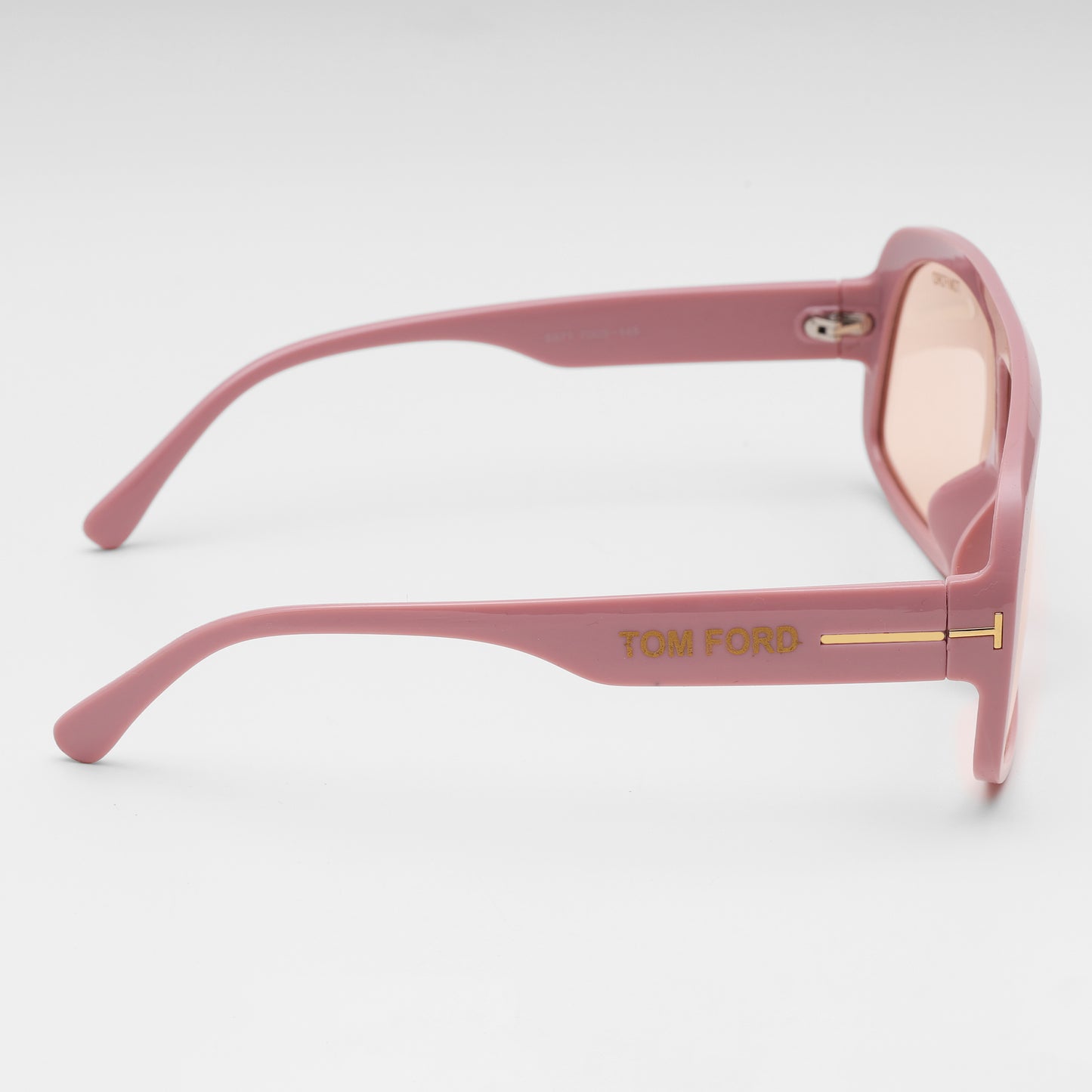 Blush Pink Shield Sunglasses