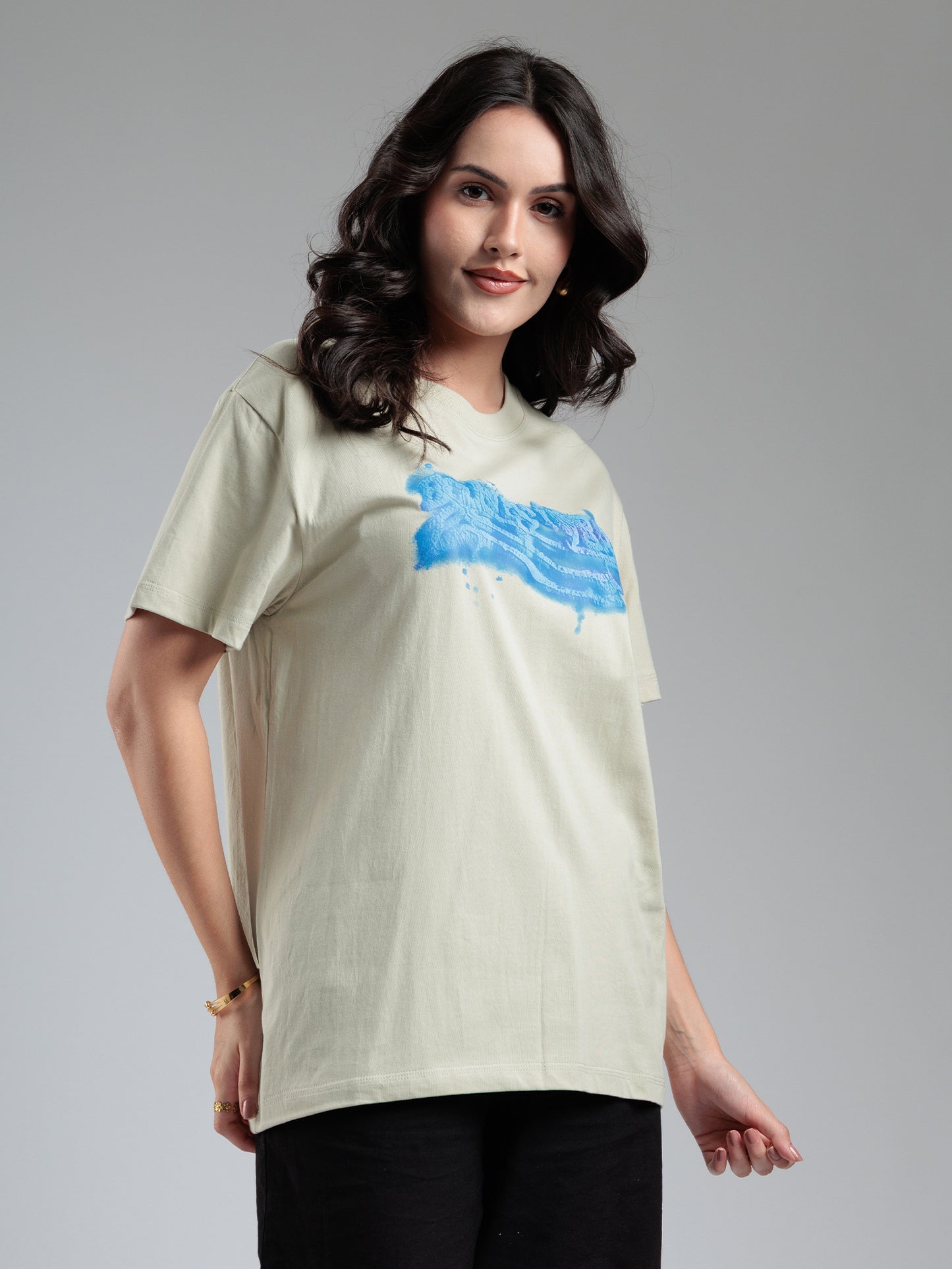 Sandstone Bluewave Graphic T-Shirt