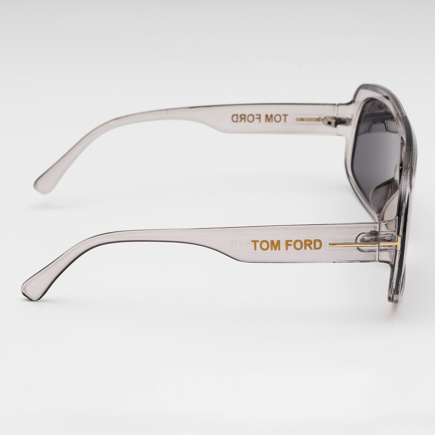 Smoke Crystal Shield Sunglasses