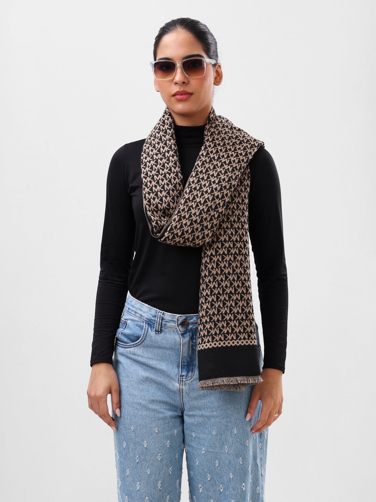 Signature Mono Luxe Scarf