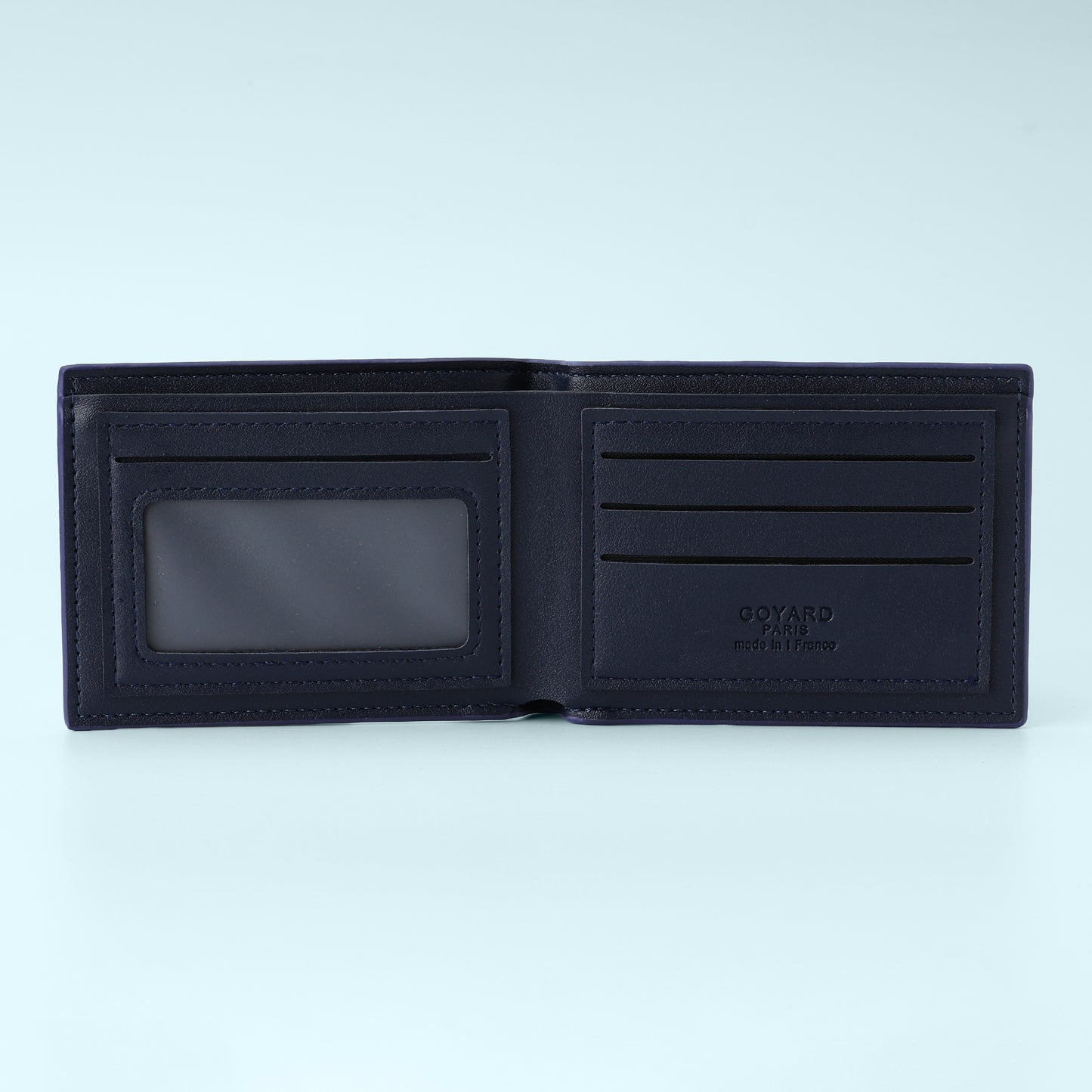 Blue Chevron Pattern Wallet