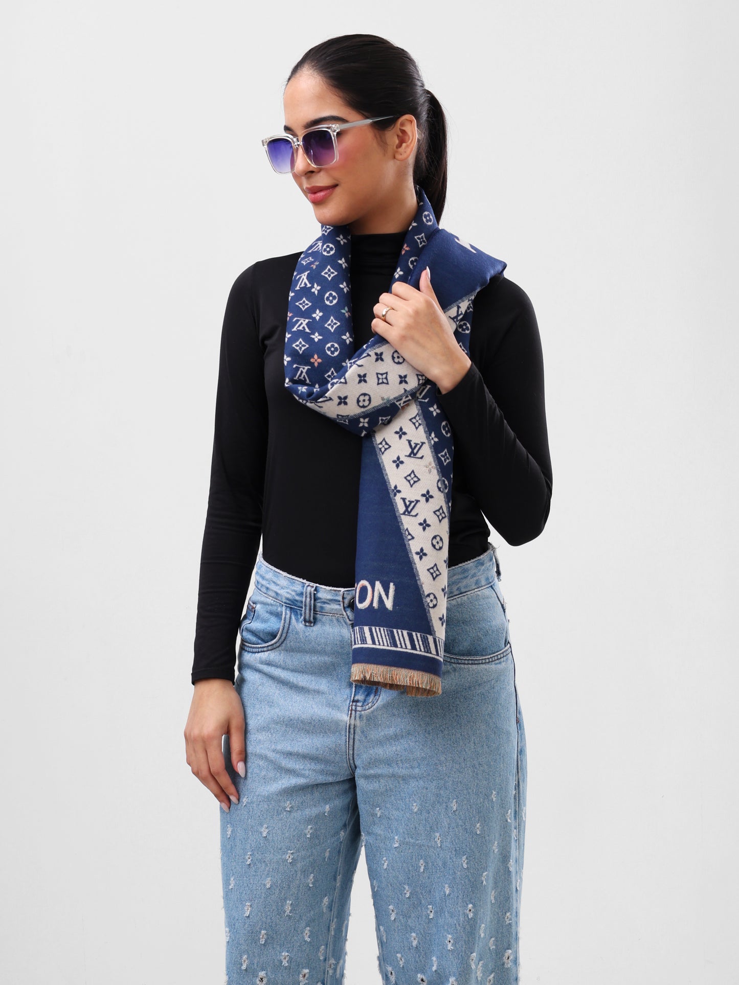 Midnight Voyage Monogram Wrap